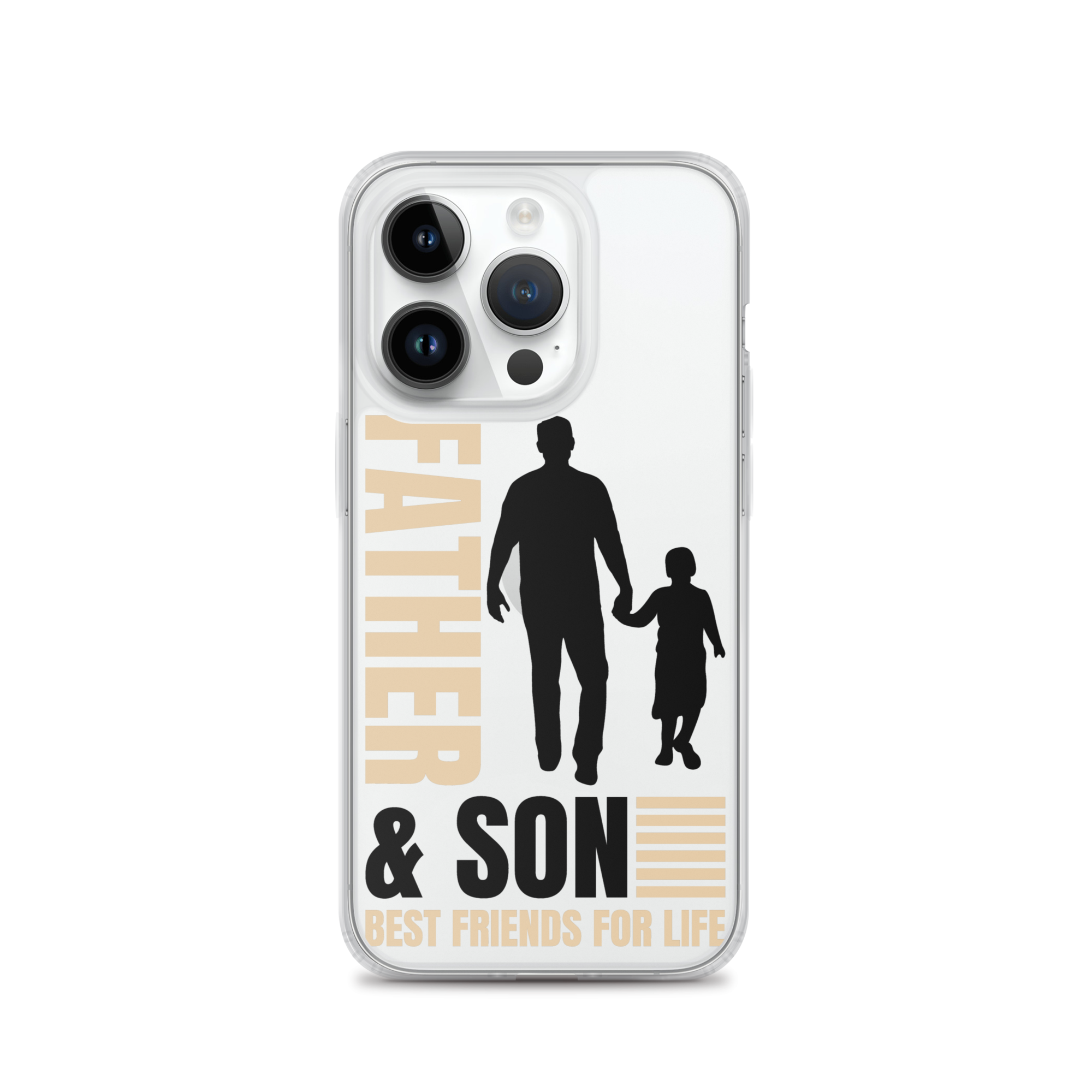 Father & Son Best Friends For Life Clear Case for iPhone®