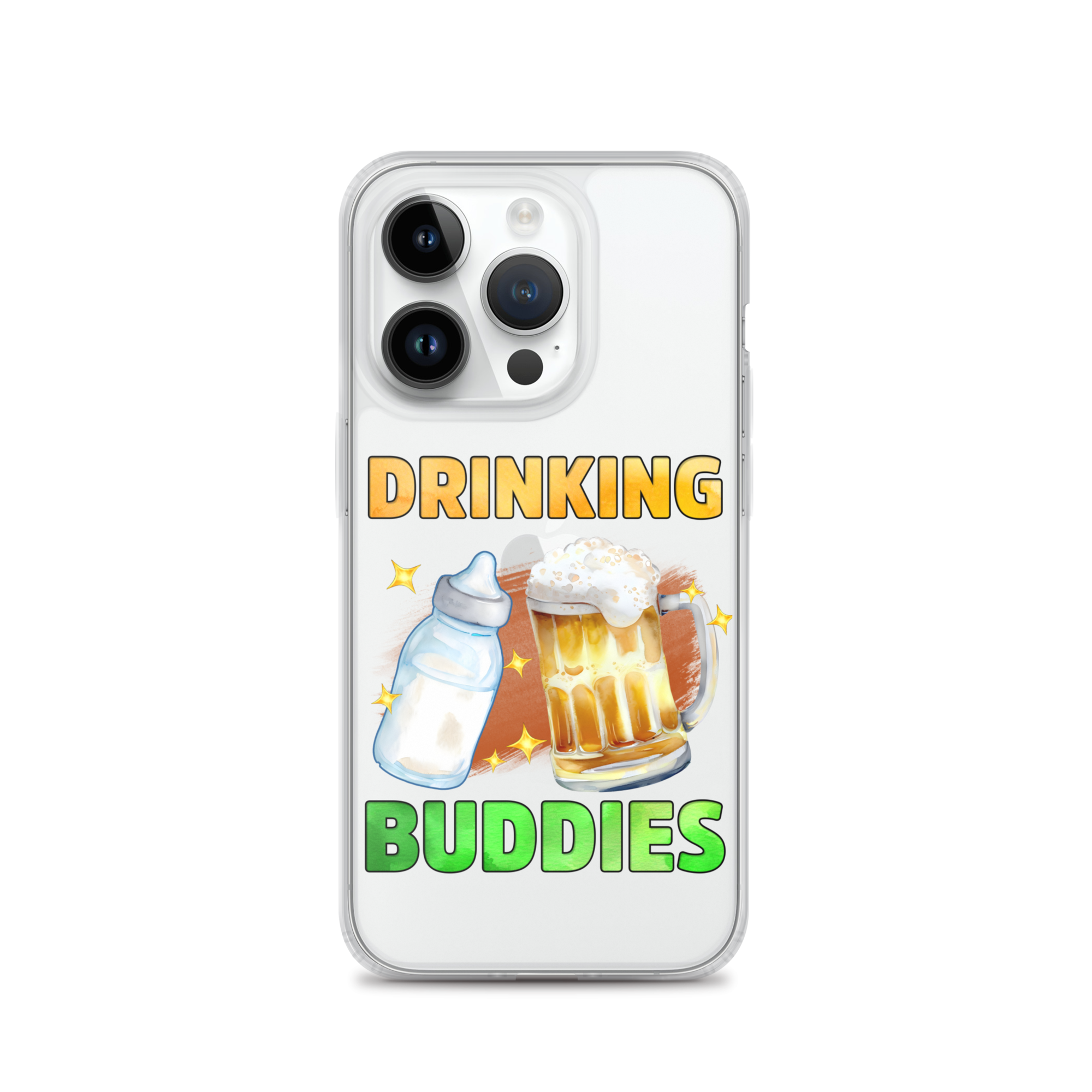 Drinking Buddies Clear Case for iPhone®