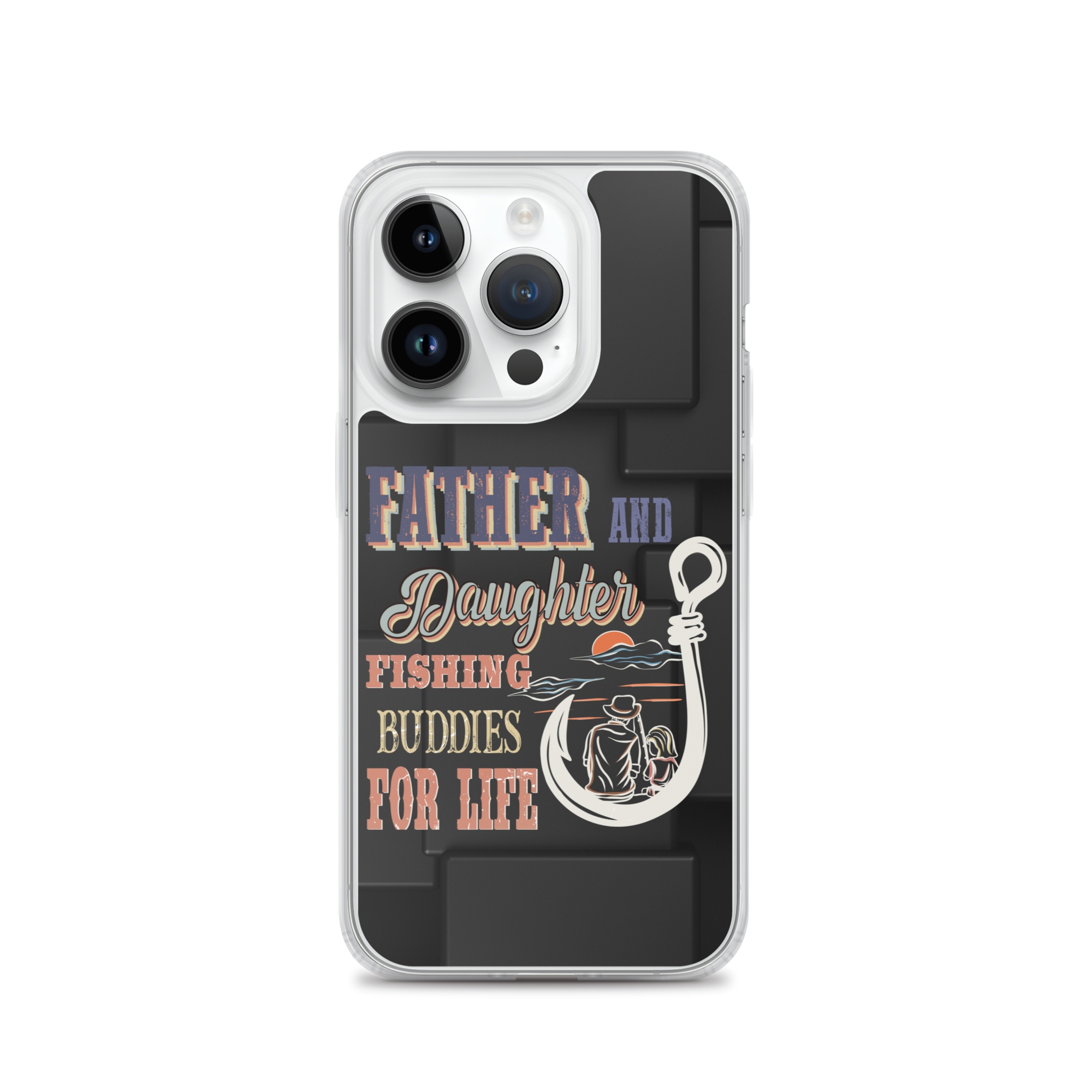 Father And Daughter Fishing Buddies For Life Clear Case for iPhone®