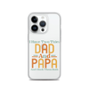 I Have Two Titles Dad And Papa And I Rock Them Both Clear Case for iPhone®