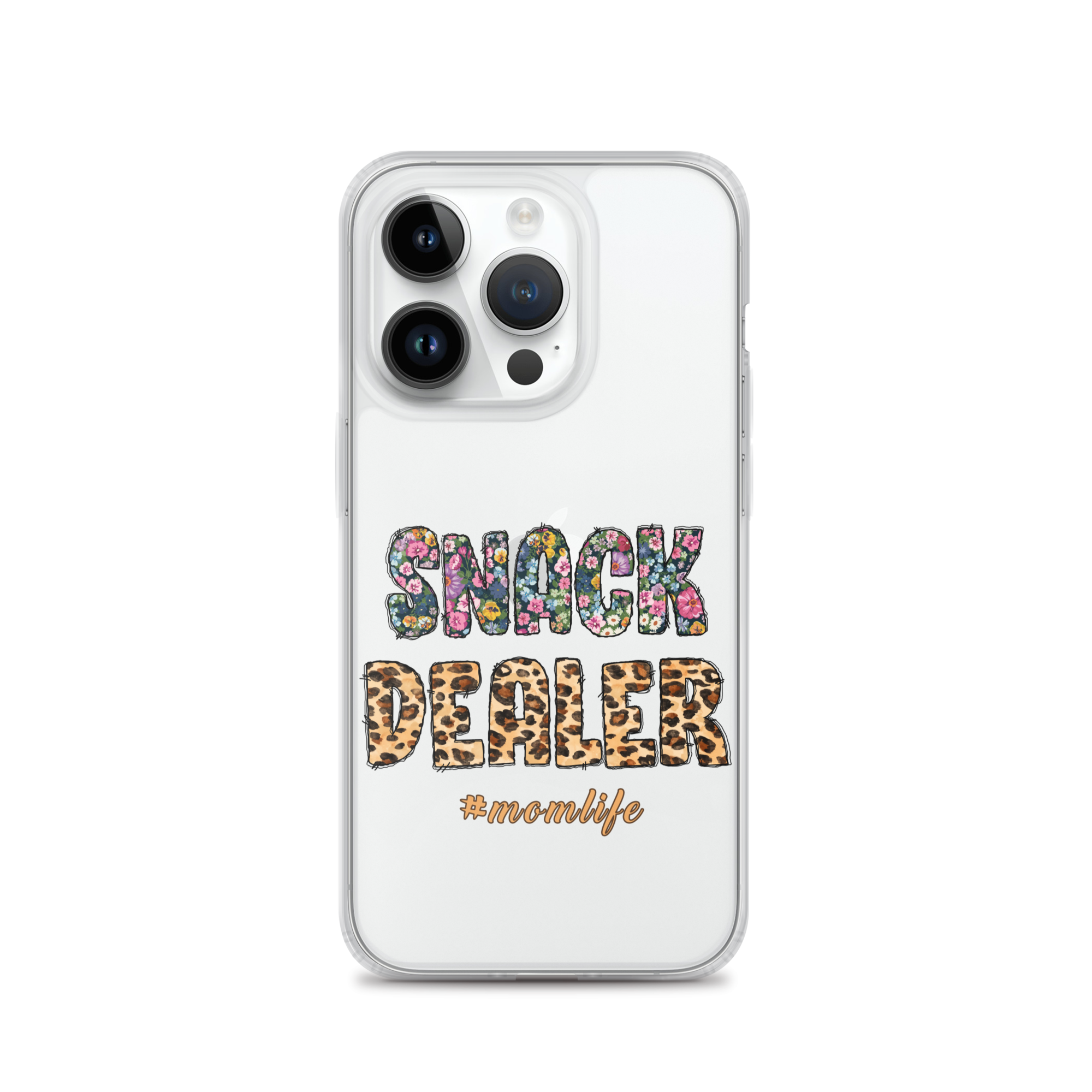 Snack Dealer #Momlife Clear Case for iPhone®