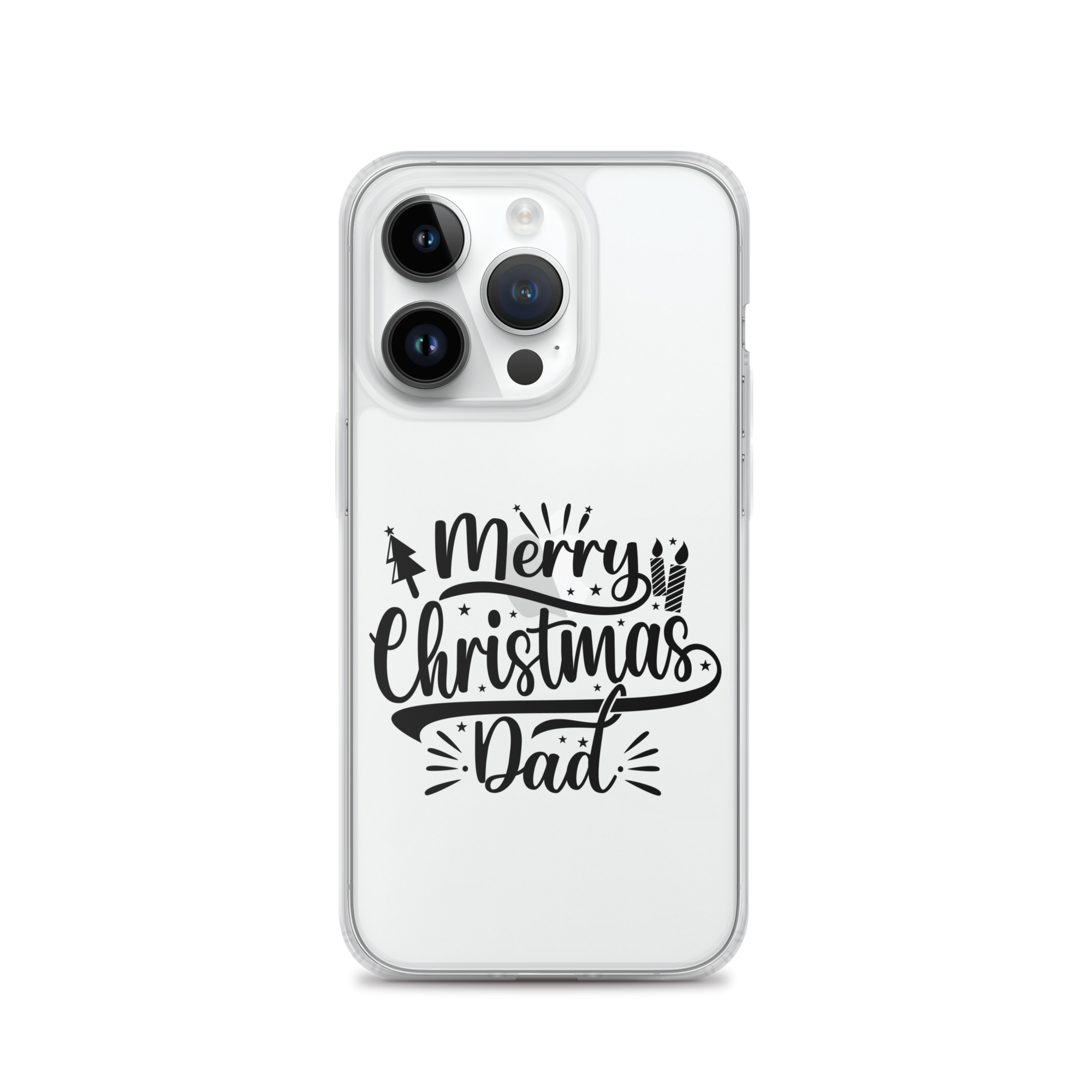 Merry Christmas Dad Clear Case for iPhone®