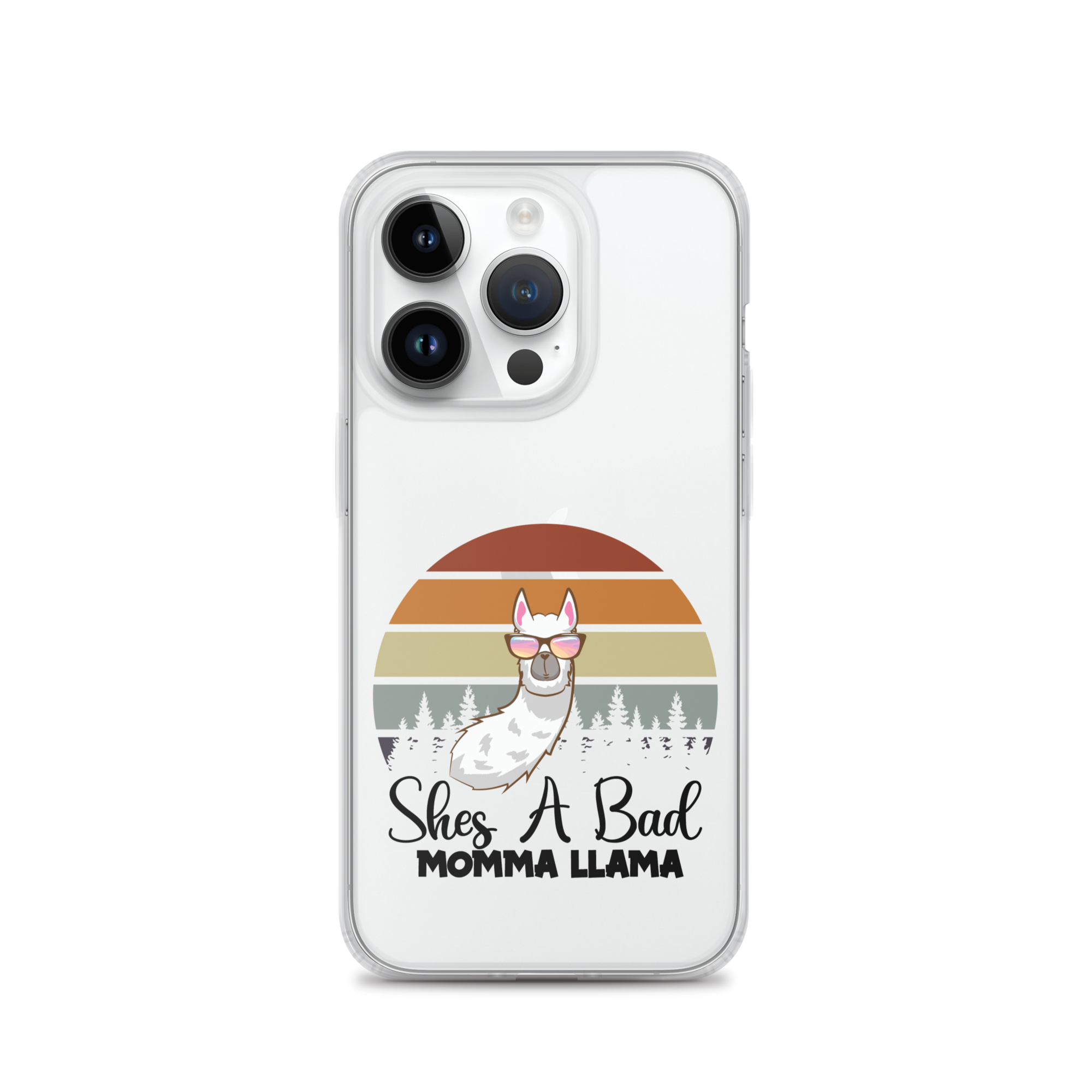 She's A Bad Momma Llama Clear Case for iPhone®