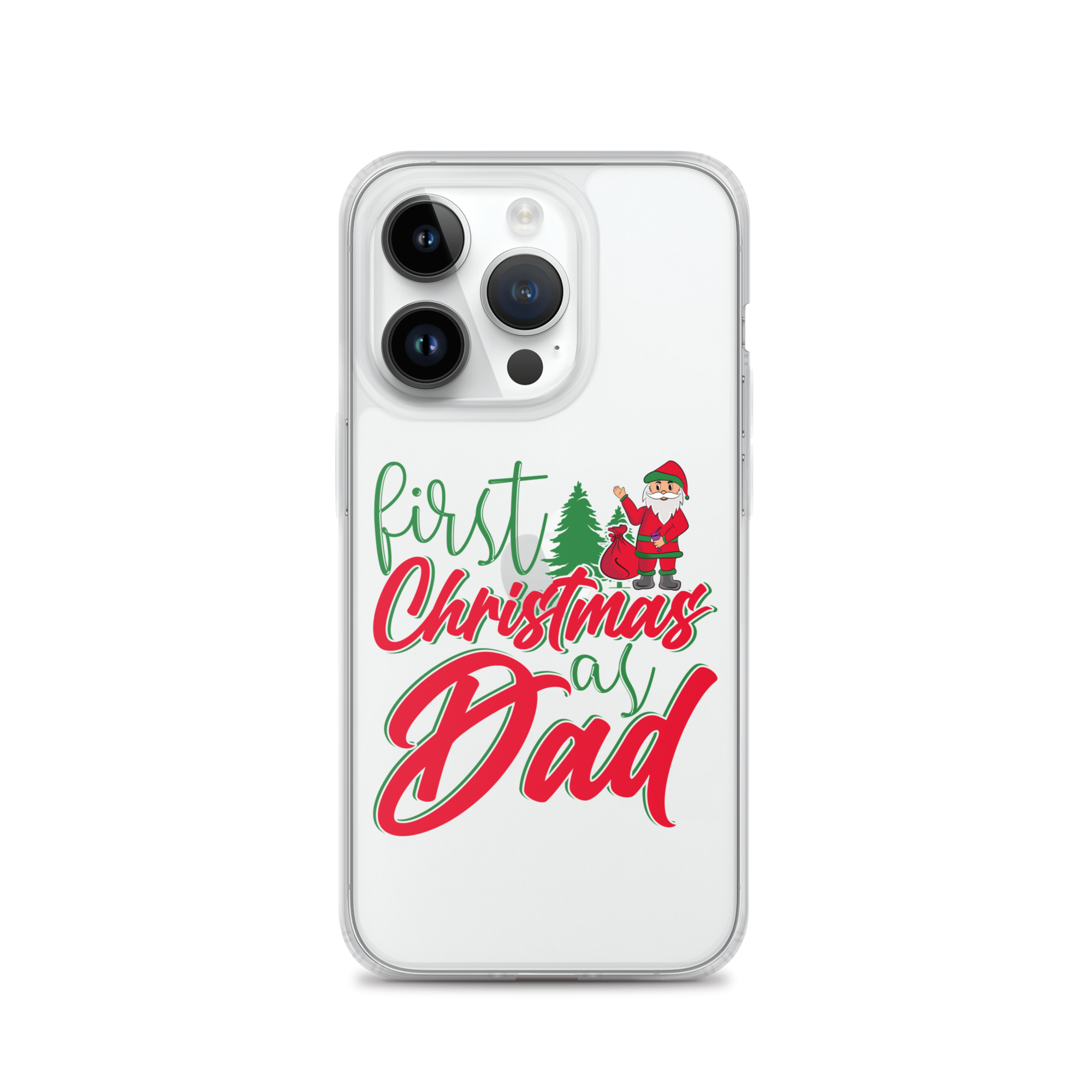 First Christmas As Dad Clear Case for iPhone®