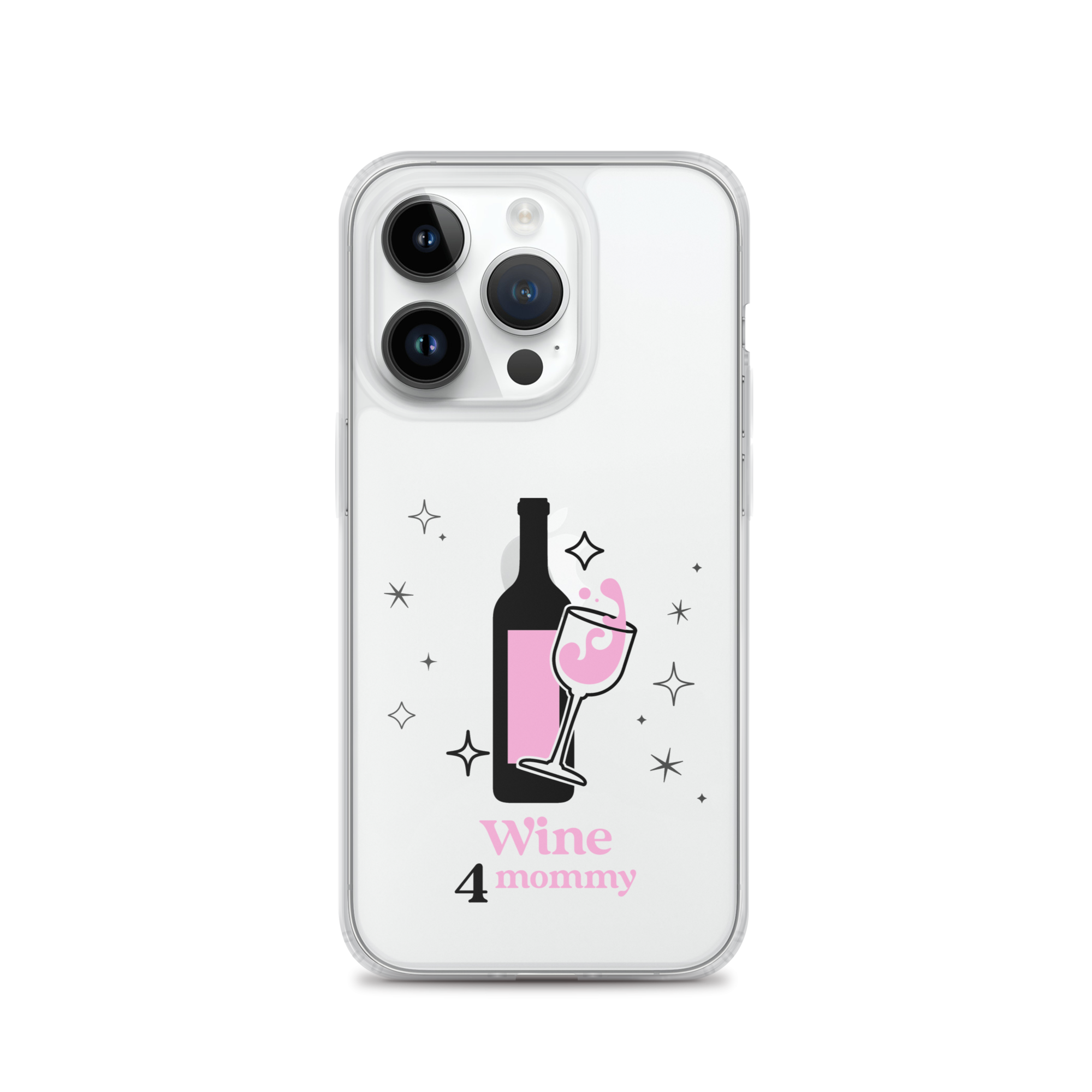 Wine For Mommy Clear Case for iPhone®