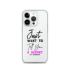 Just Want to Tell You A Secret I'm Pregnant Clear Case for iPhone®