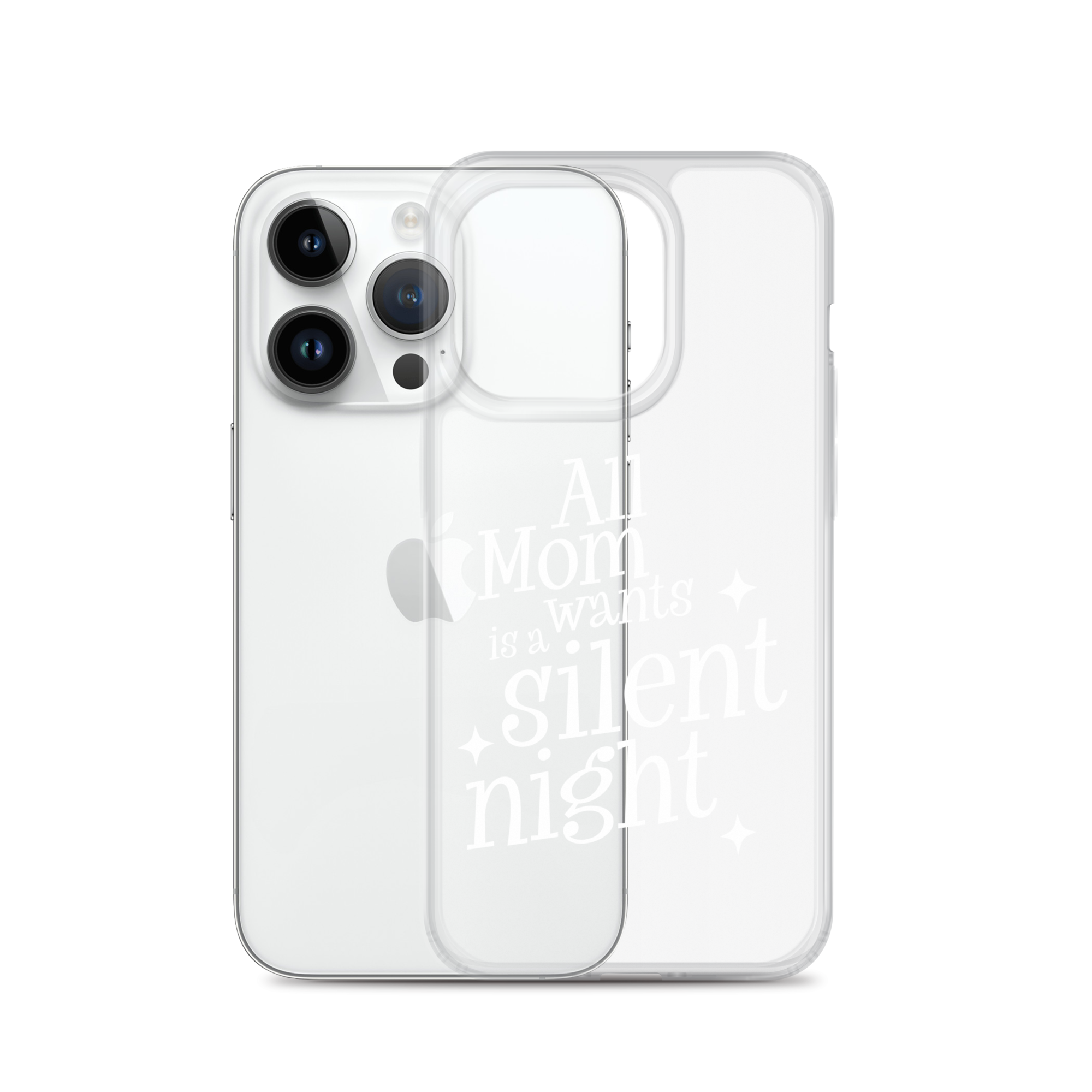 All Mama Wants Is A Silent Night Clear Case for iPhone®