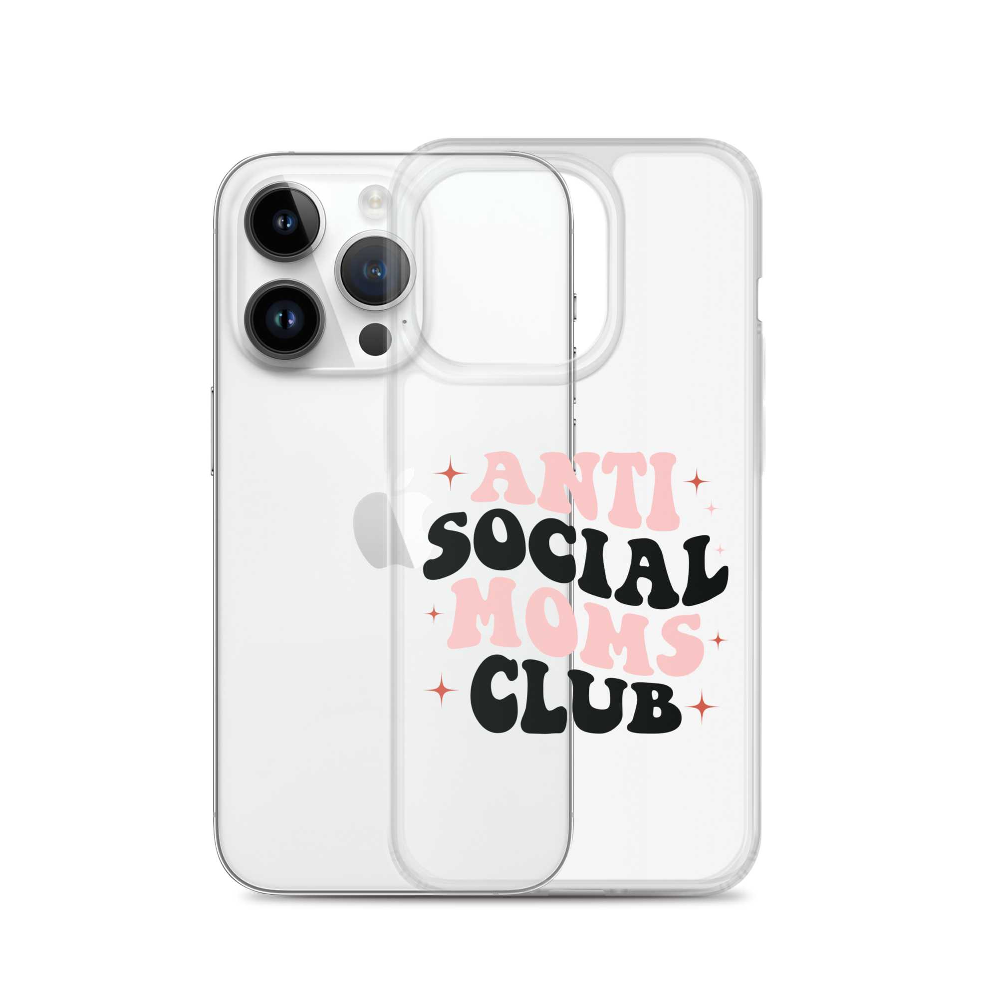 Anti Social Moms Club Clear Case for iPhone®