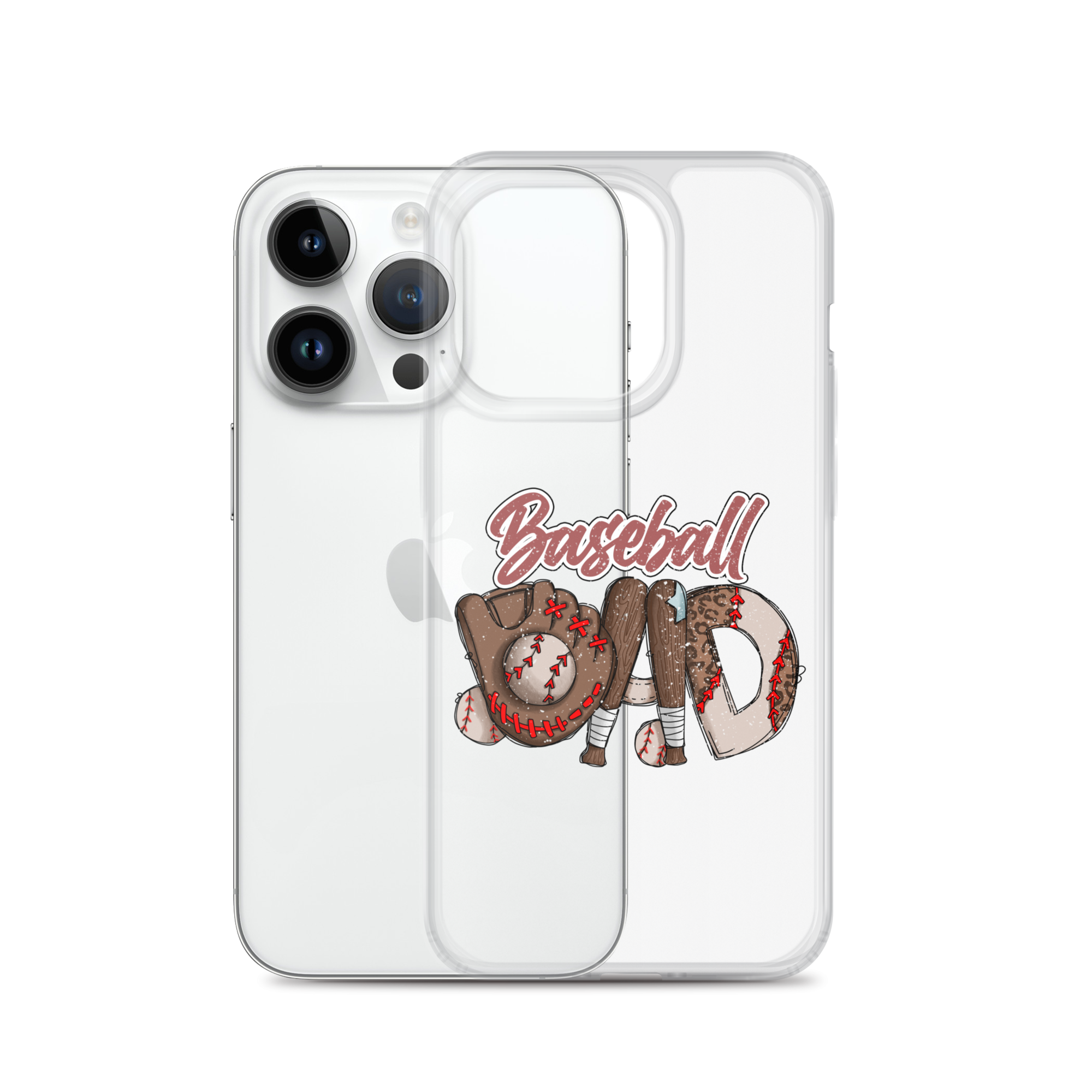 Baseball Dad Clear Case for iPhone®