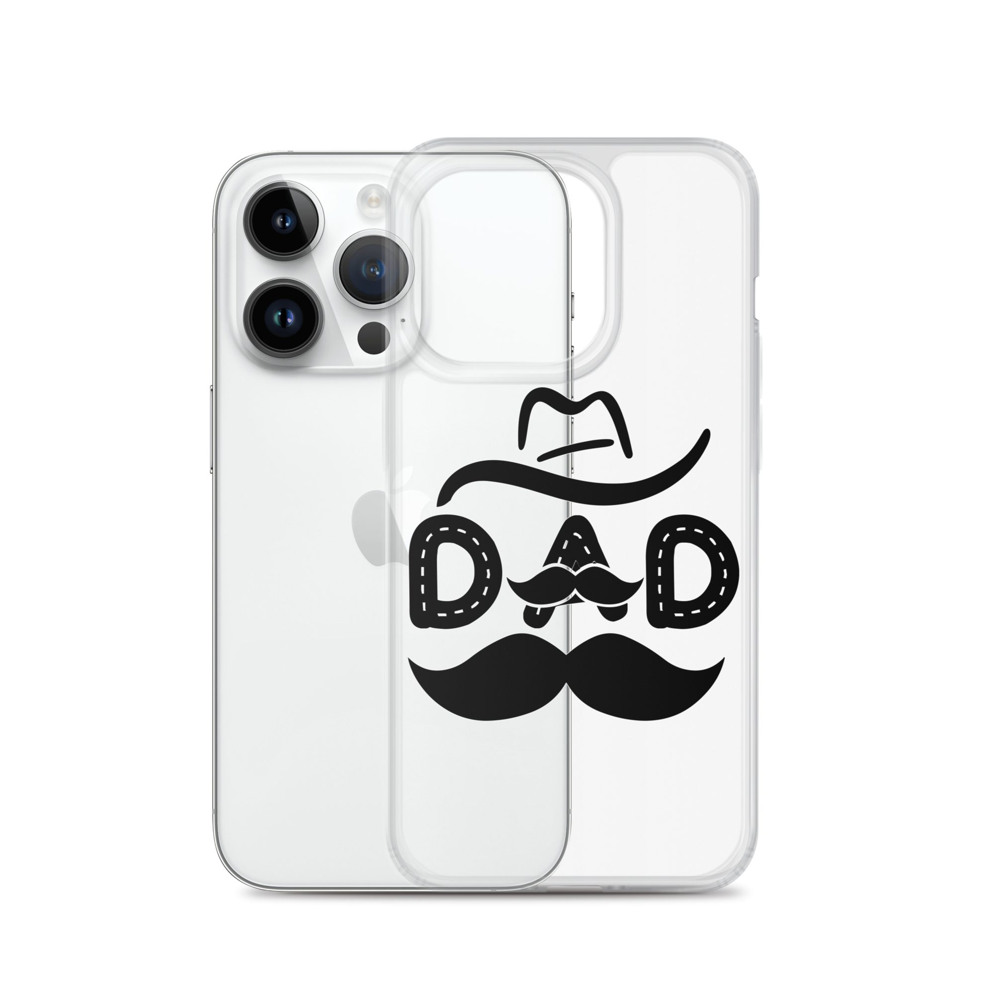 Dad Cowboy Clear Case for iPhone®