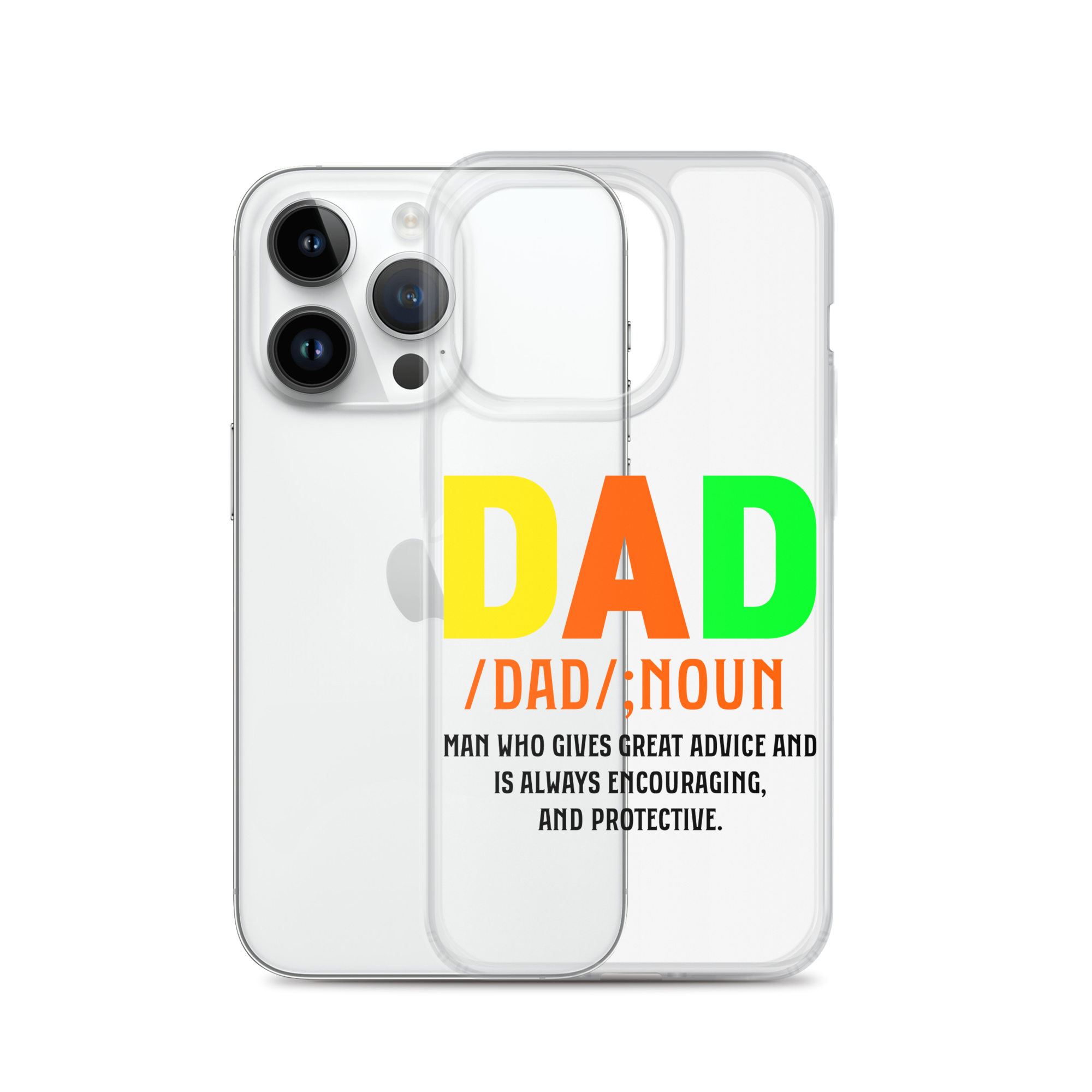 Dad Man Who Gives Great Advice And Is Always encouraging And Protective Clear Case for iPhone®