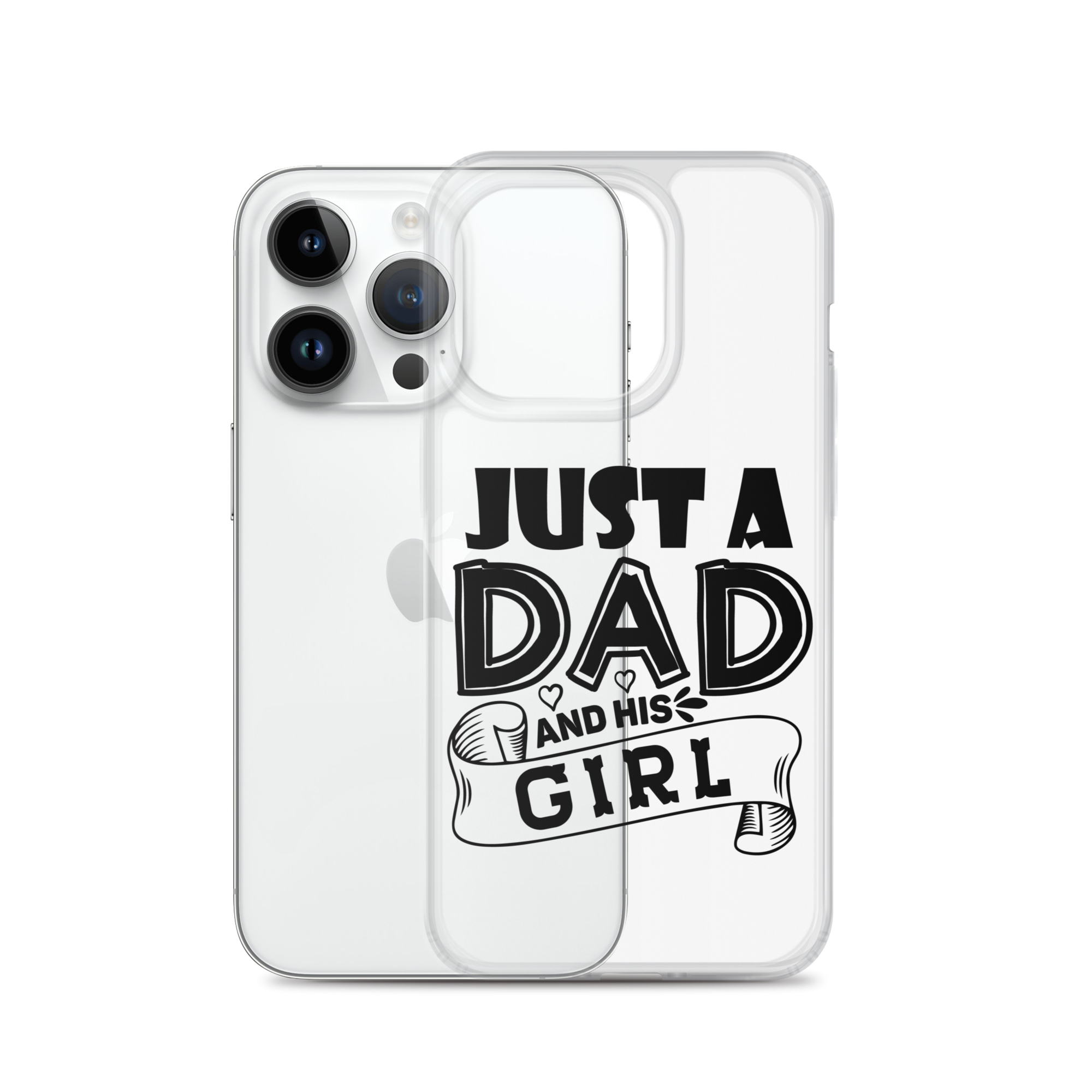 Just A Dad And His Girl Clear Case for iPhone®