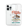 Daddy & Daughter Not Always Eye to Eye But Always Heart To Heart Clear Case for iPhone®