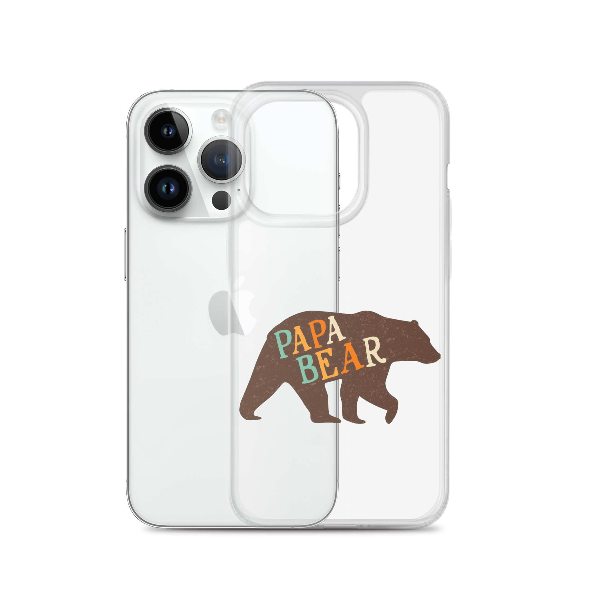 Papa Bear Clear Case for iPhone®