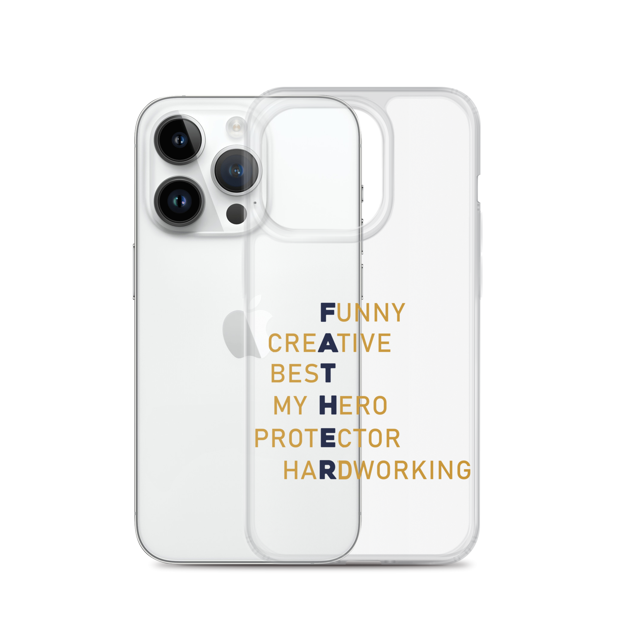 Funny Creative Best My Hero Protector HardWorking Clear Case for iPhone®