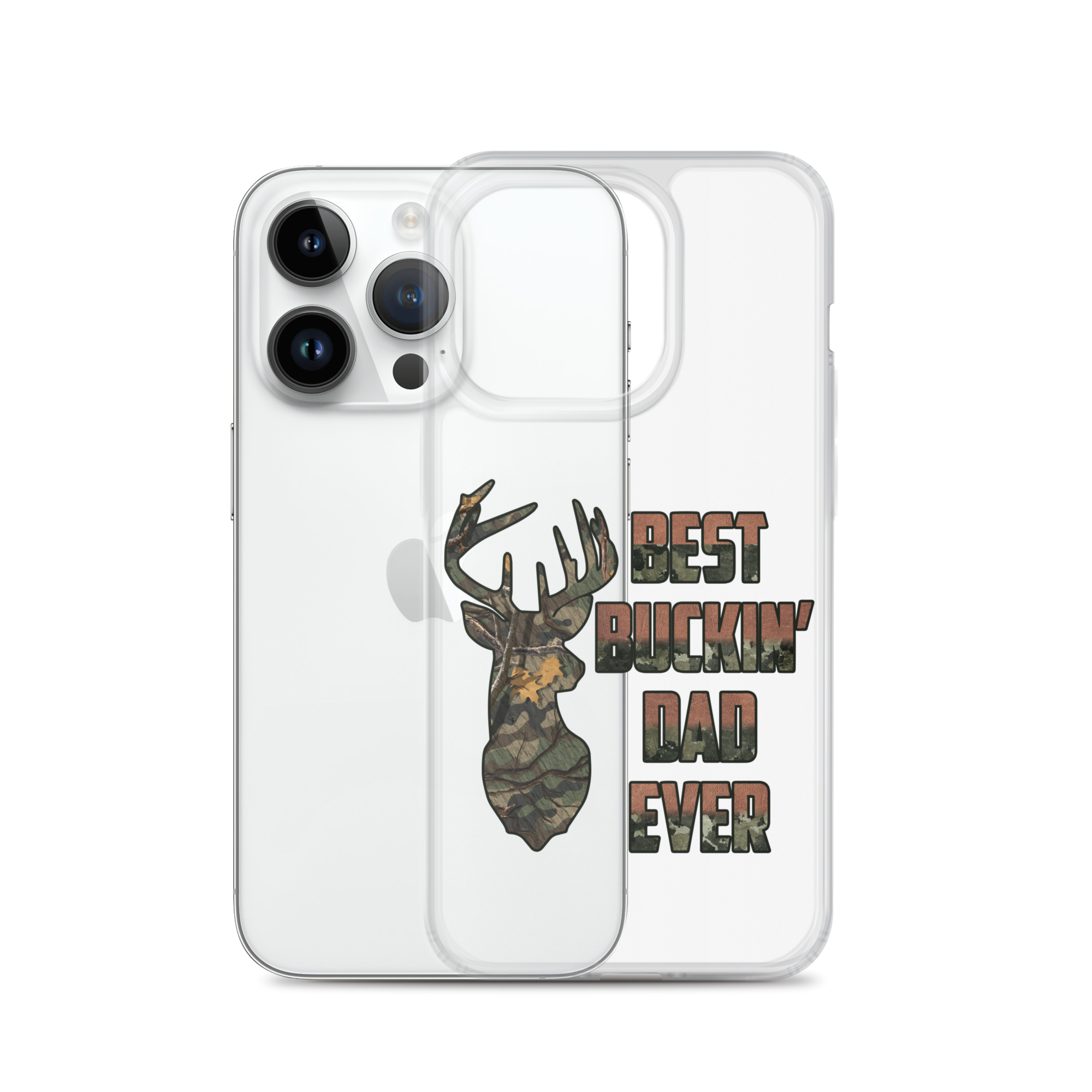 Best Buckin' Dad Ever Clear Case for iPhone®