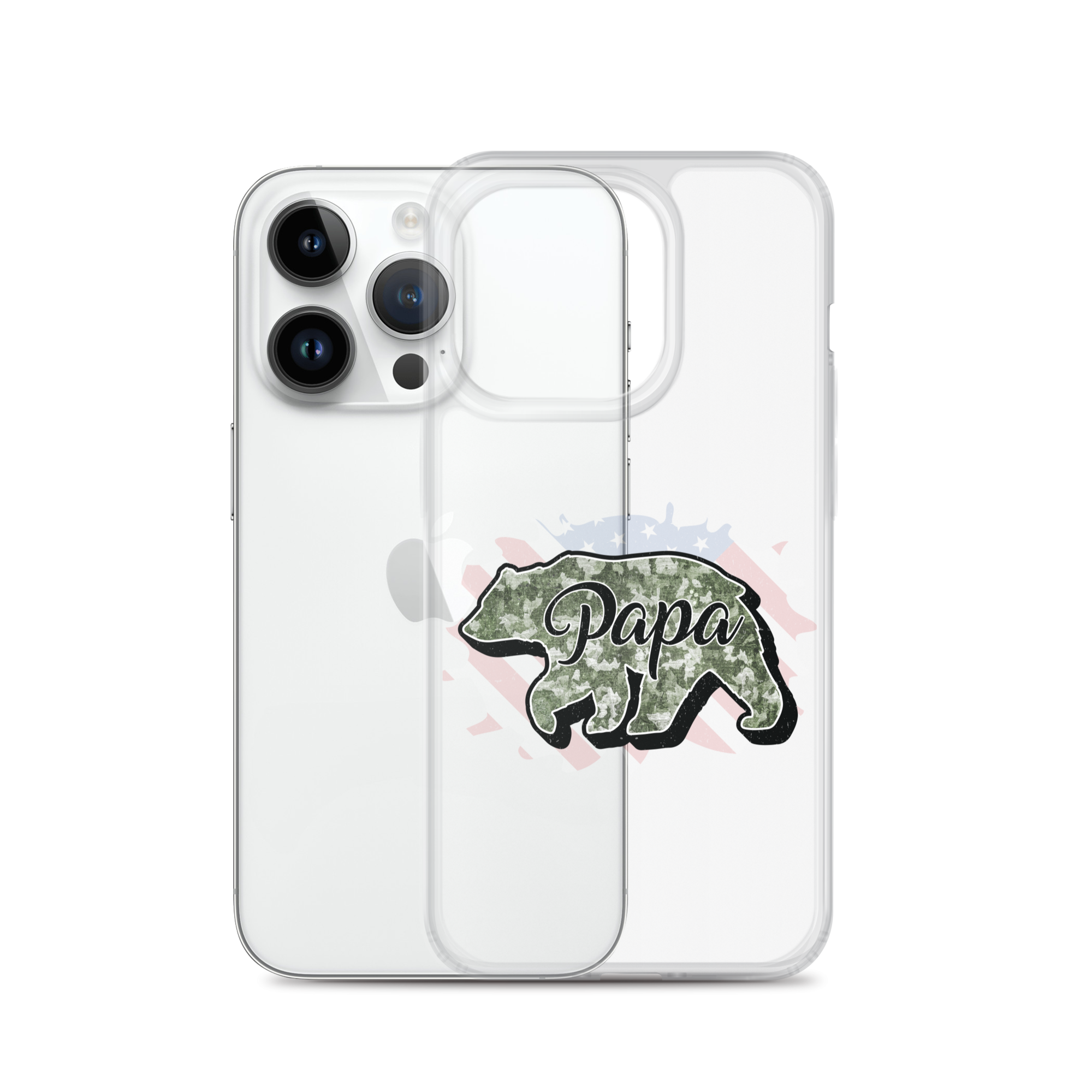 Bear Papa Clear Case for iPhone®