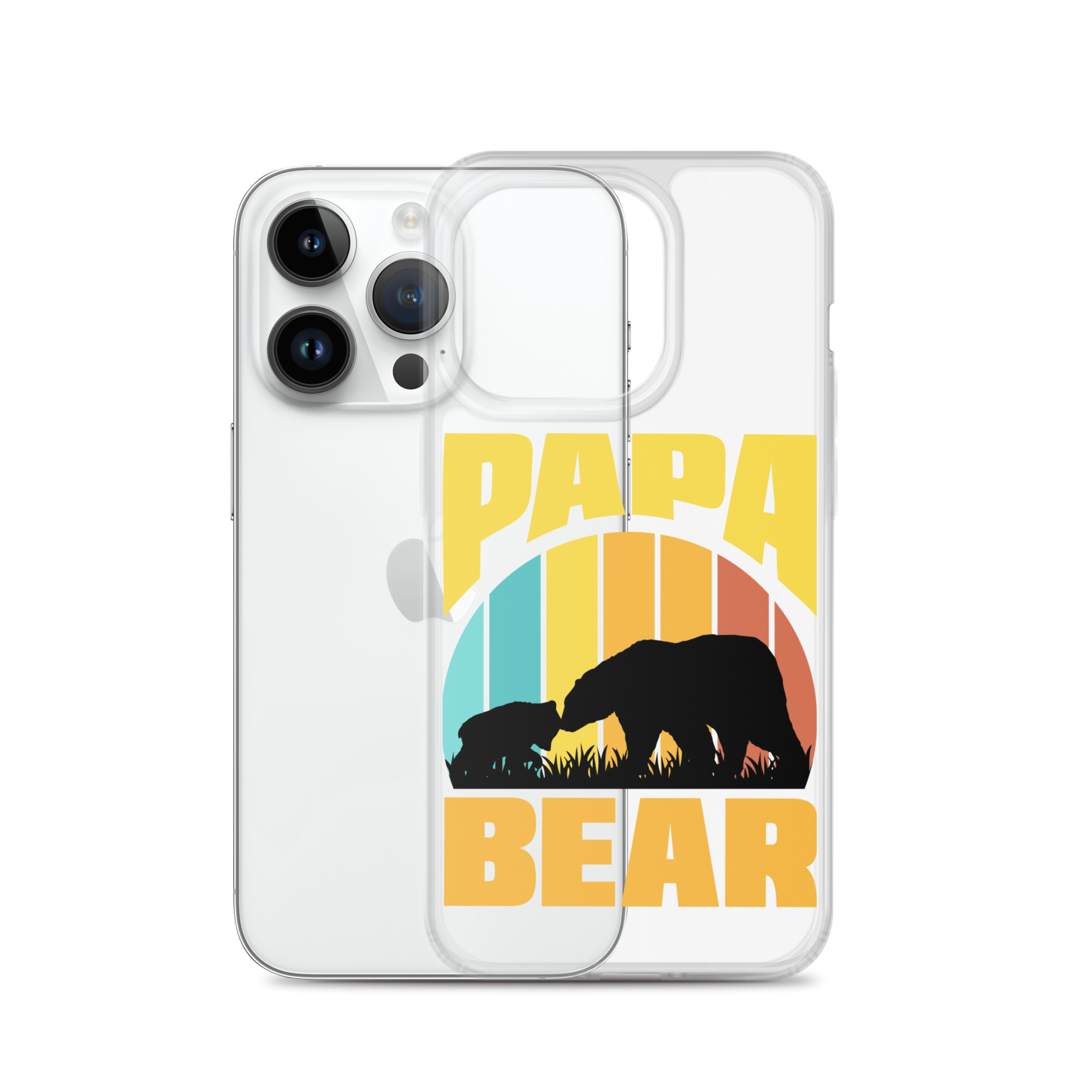 Papa Bear Clear Case for iPhone®