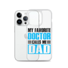 Mer Dad Don't Mess With My Mermaid Clear Case for iPhone®