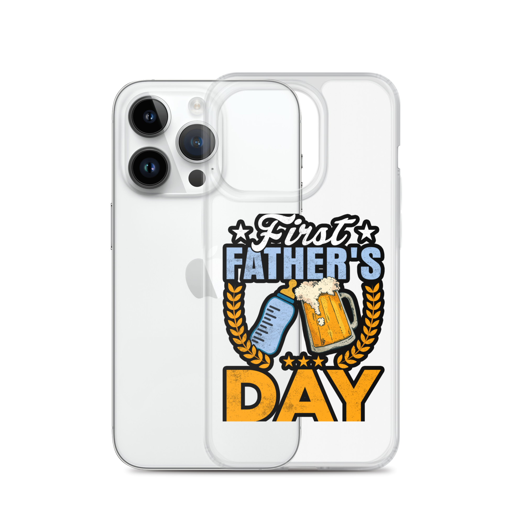 First Father's Day Clear Case for iPhone®