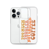 Too Much Toddler Not Enough Coffee Clear Case for iPhone®