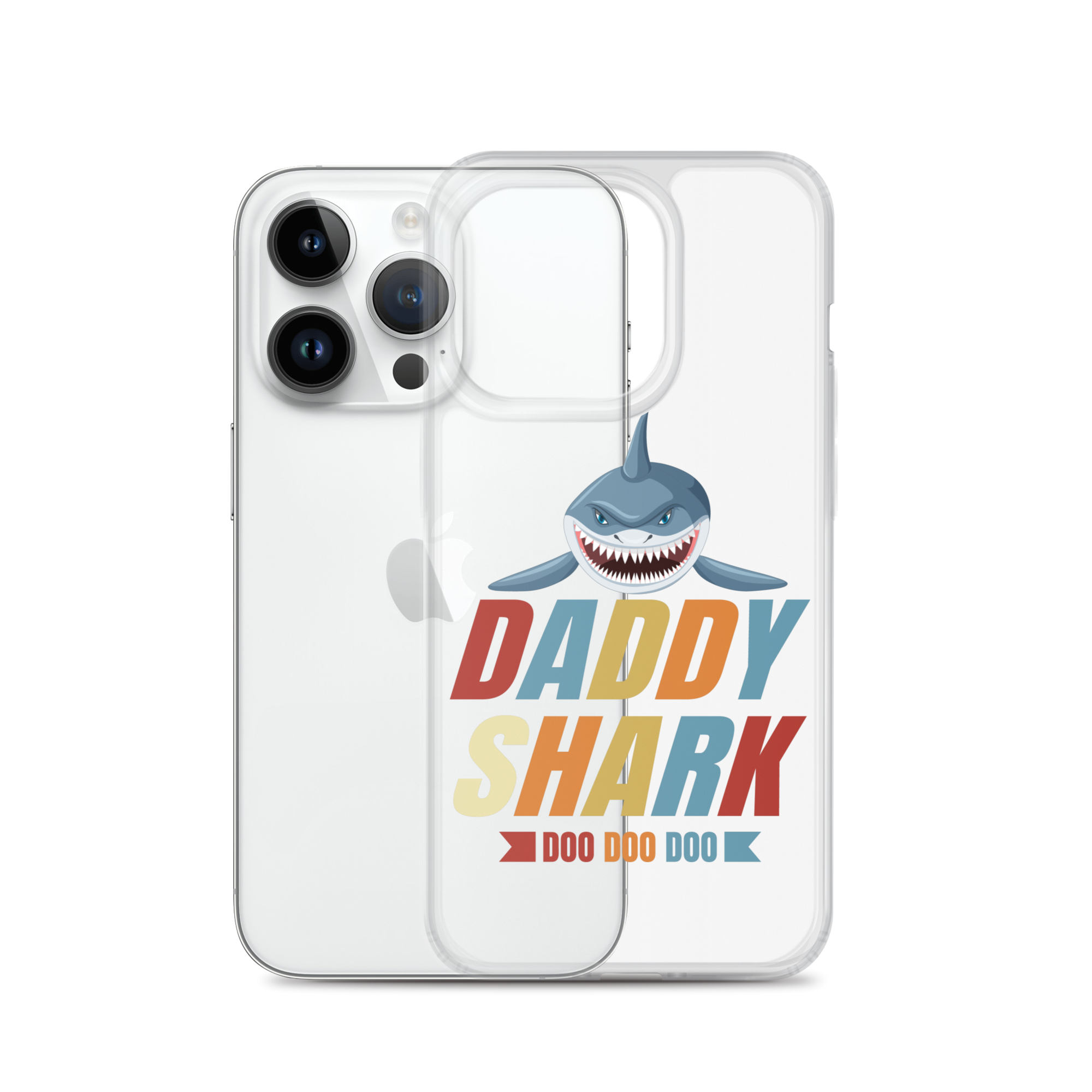 Daddy Shark Doo Doo Doo Clear Case for iPhone®