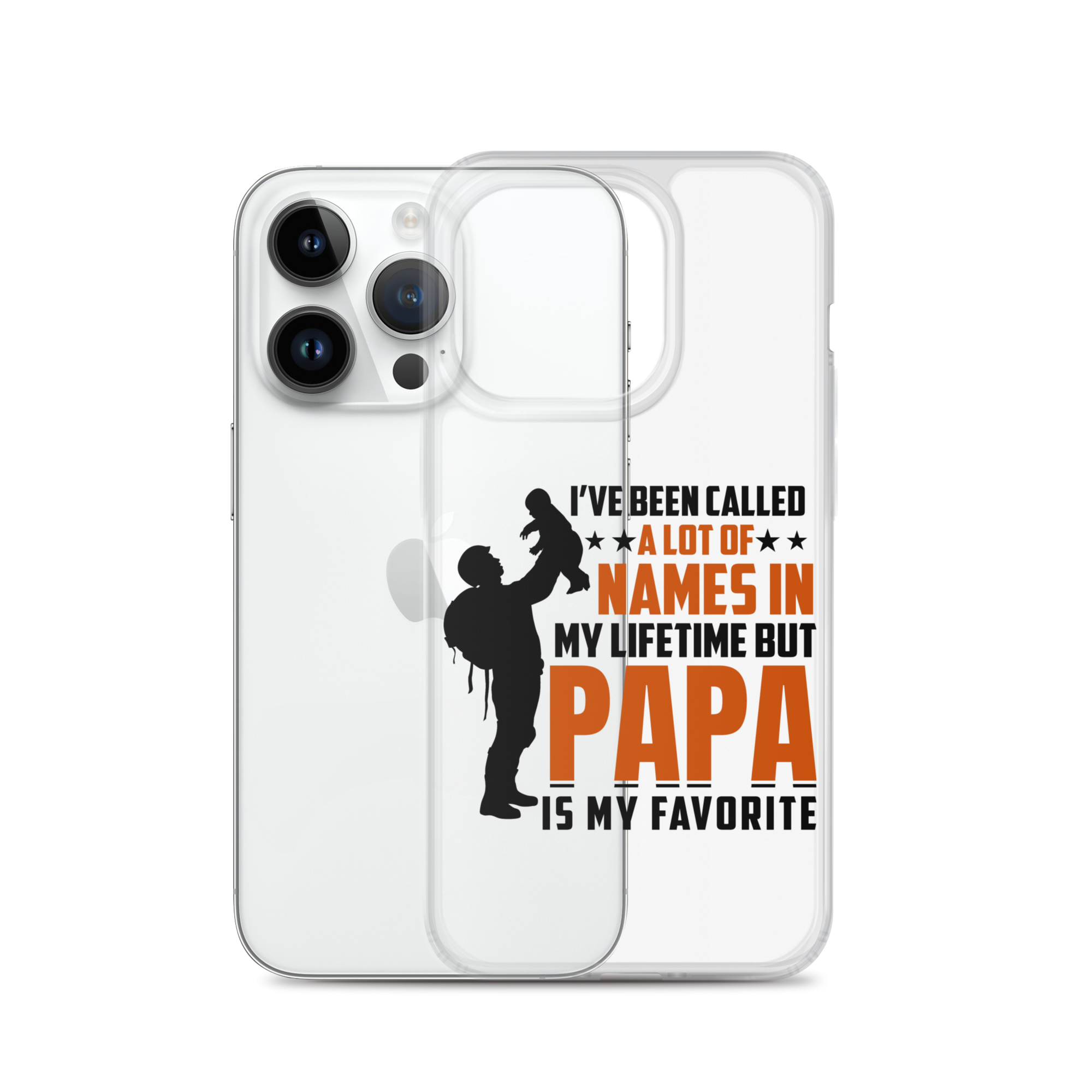 I've Been Called A Lot Of Names In My Lifetime But Papa Is My Favorite Clear Case for iPhone®