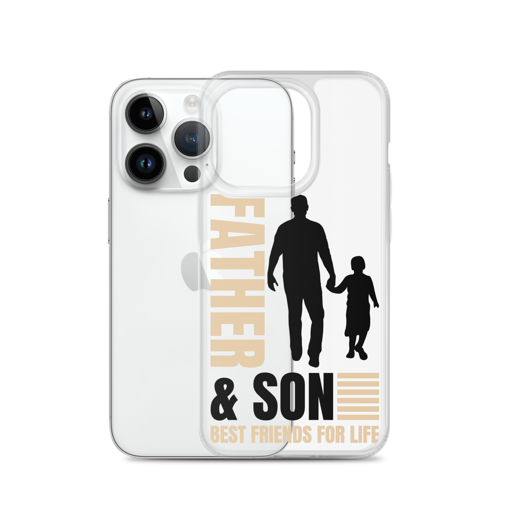 Father & Son Best Friends For Life Clear Case for iPhone®