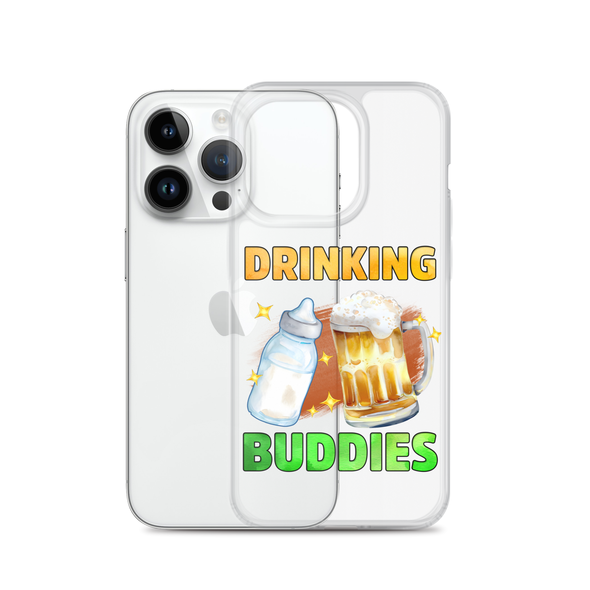 Drinking Buddies Clear Case for iPhone®