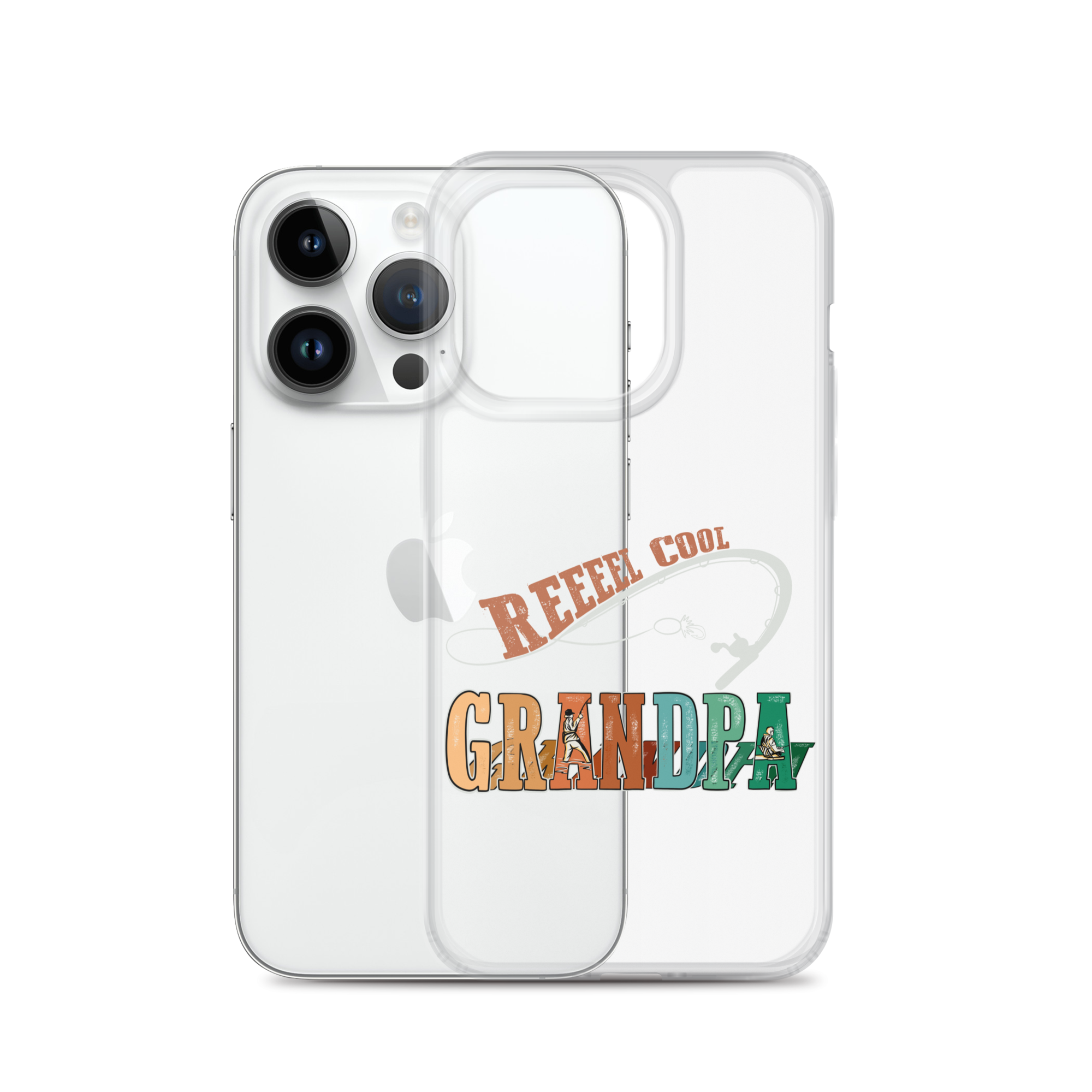 Reel Cool Grandpa Clear Case for iPhone®