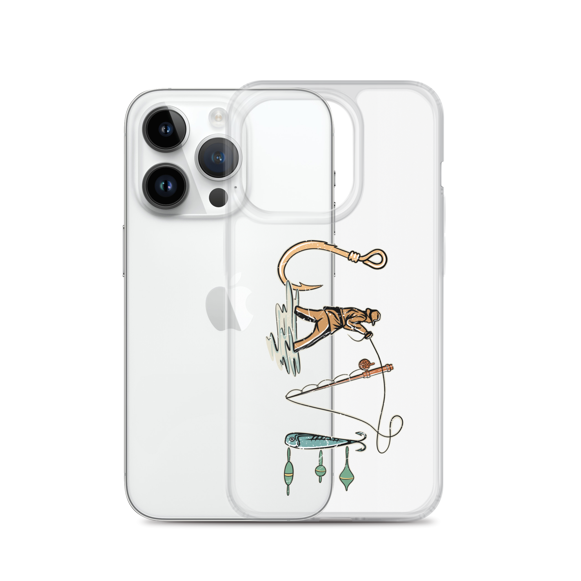 I Love Fishing Clear Case for iPhone®