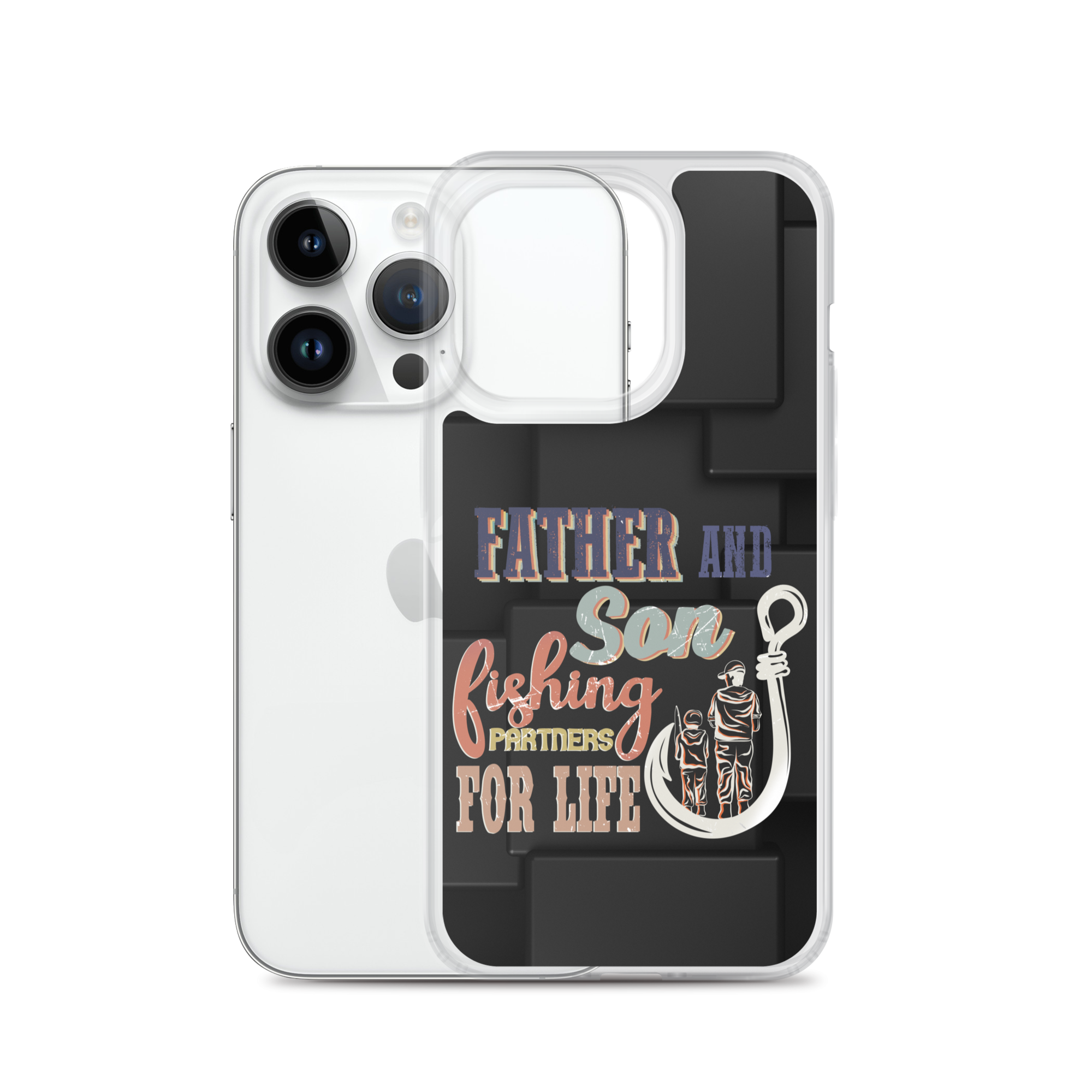 Father And Son Fishing Partners For Life Clear Case for iPhone®