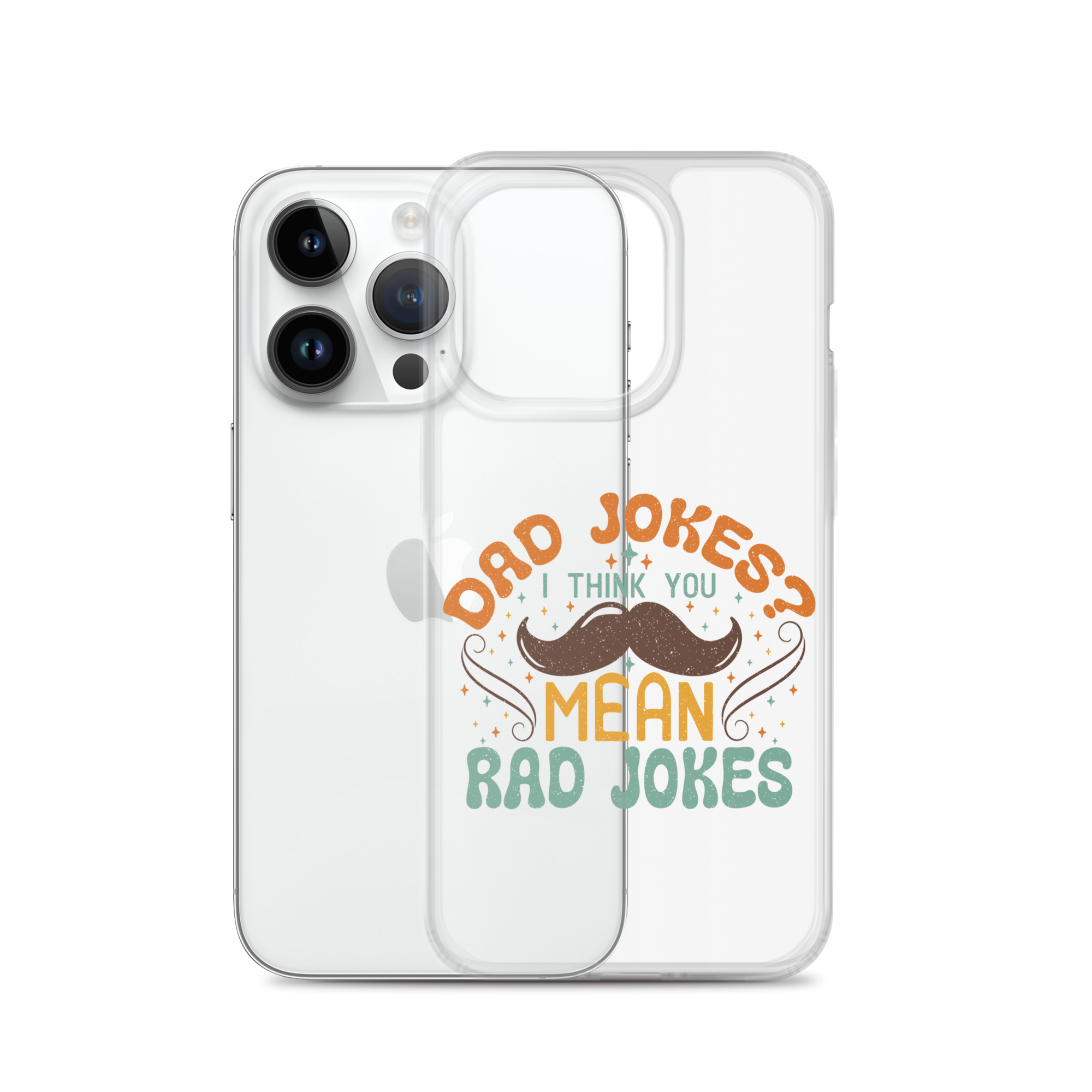 Dad Jokes I Think You Mean You Mean Rad Jokes Clear Case for iPhone®