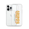 Grumpa Like A Regular Grandpa Only Geumpier Clear Case for iPhone®