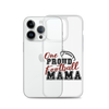 One Proud Football Mom Clear Case for iPhone®