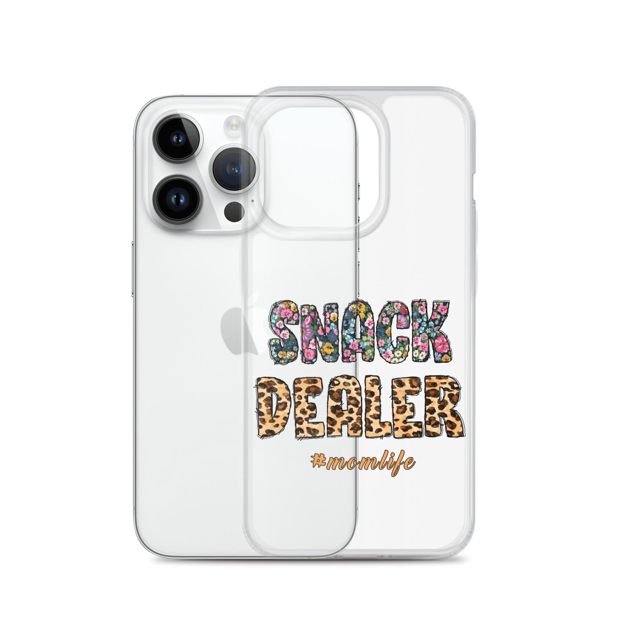 Snack Dealer #Momlife Clear Case for iPhone®