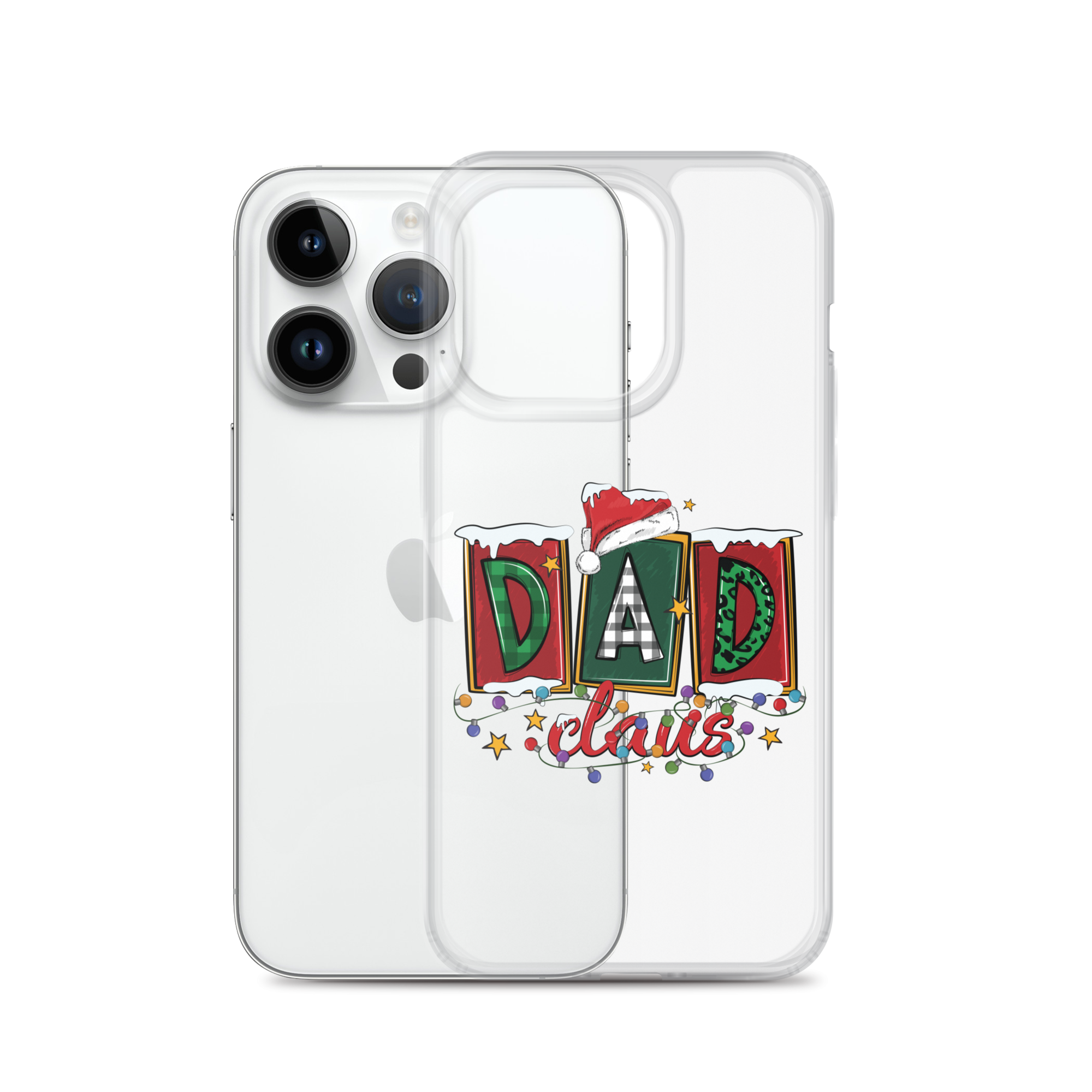 Dad Claus Clear Case for iPhone®