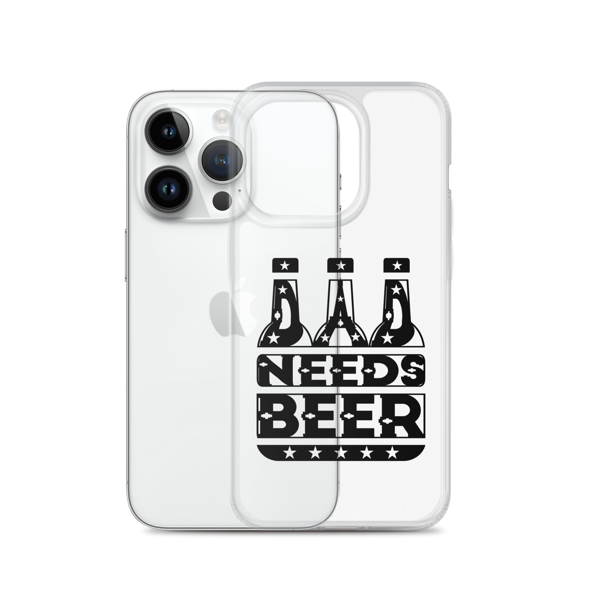 Dad Needs Beer Clear Case for iPhone®