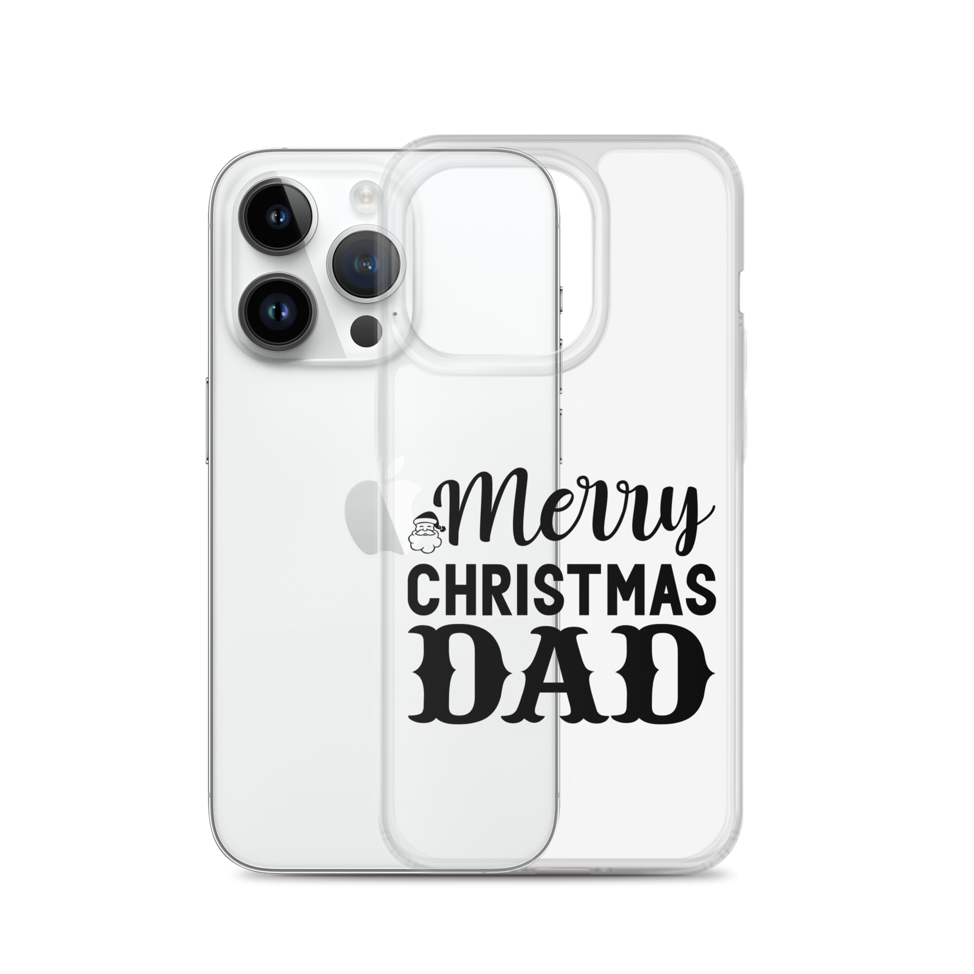 Merry Christmas Dad Clear Case for iPhone®