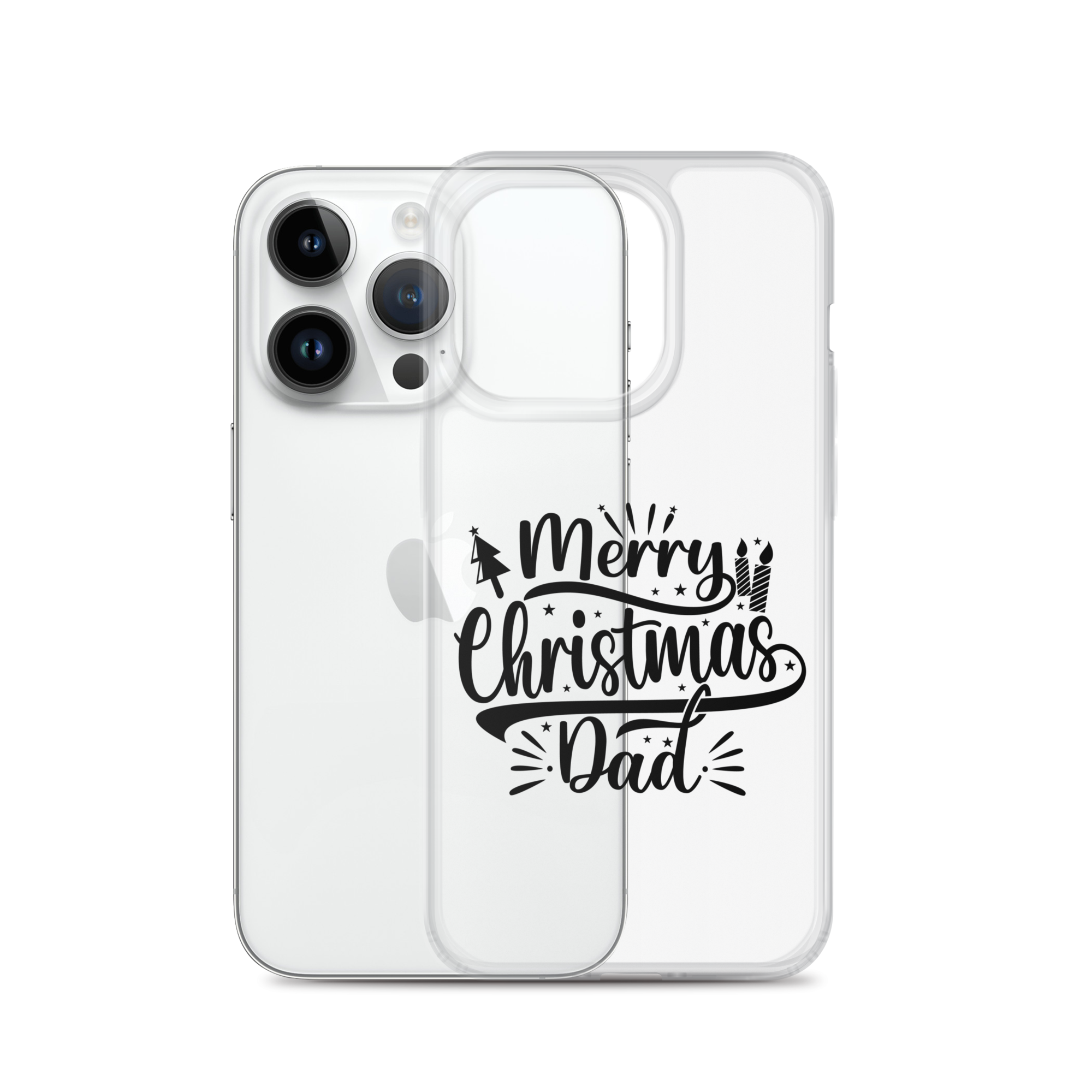 Merry Christmas Dad Clear Case for iPhone®