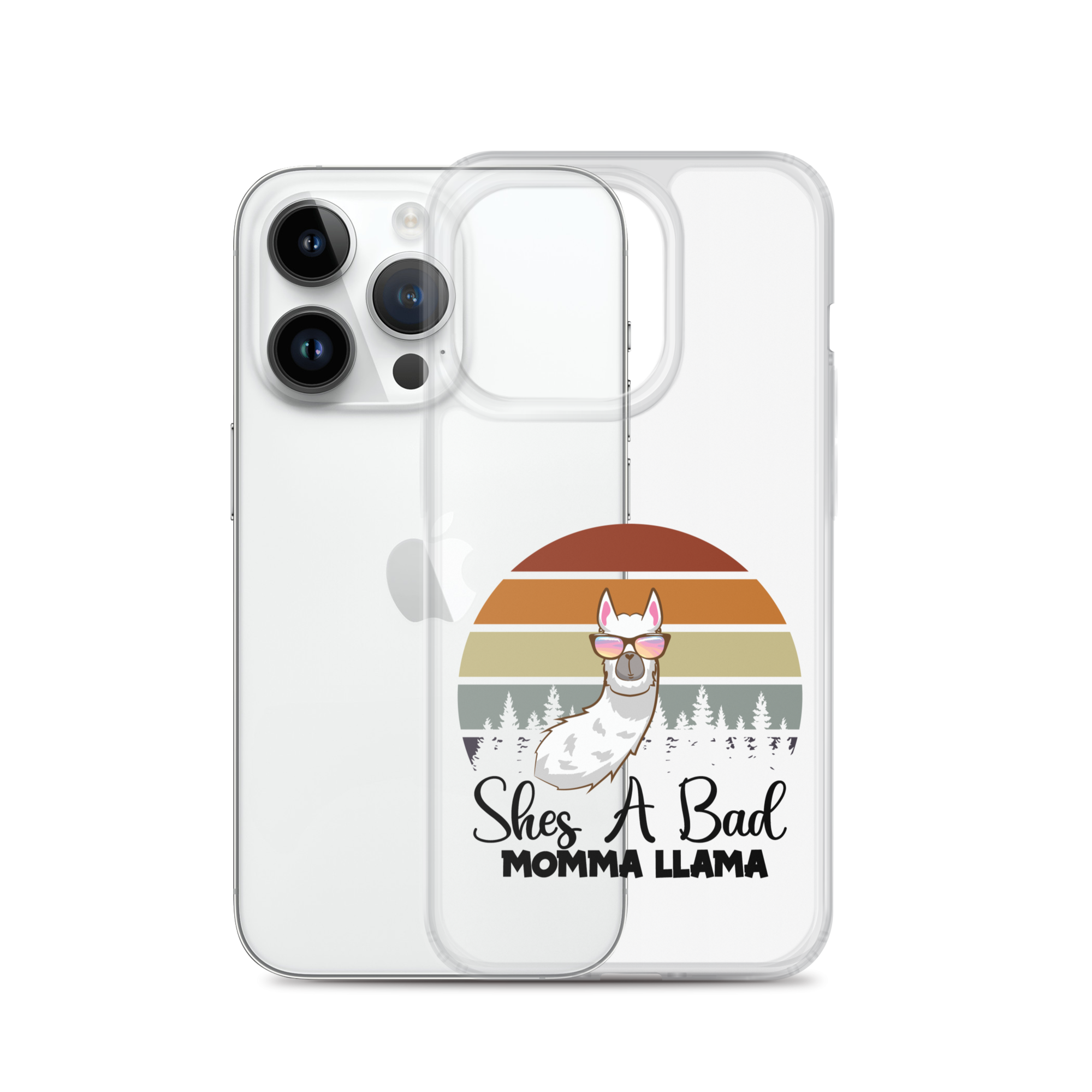 She's A Bad Momma Llama Clear Case for iPhone®