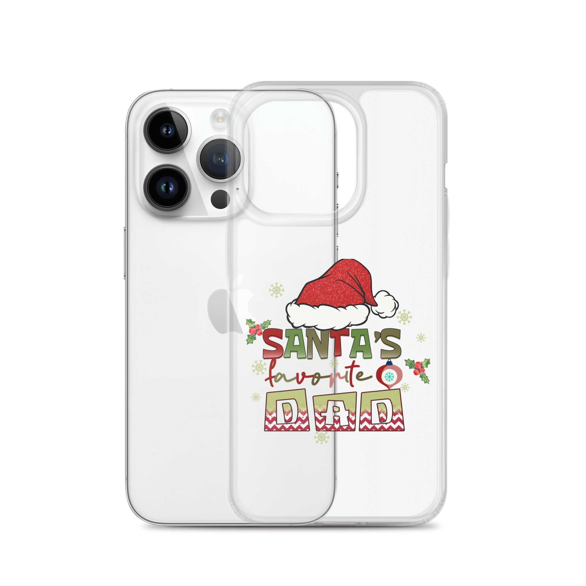 Santa's Favorite Dad Clear Case for iPhone®