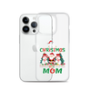 1st Christmas As A Mom Clear Case for iPhone®