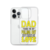 Dad Thanks For Not Pulling Out, Happy Father's Day, Love Clear Case for iPhone®