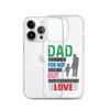 Dad Thanks For Not Pulling Out, Happy Father's Day, Love  Clear Case for iPhone®