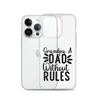 Grandpa A Dad Without Rules Clear Case for iPhone®