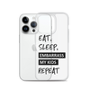 Eat, Sleep, Embarrass My Kids, Repeat Clear Case for iPhone®