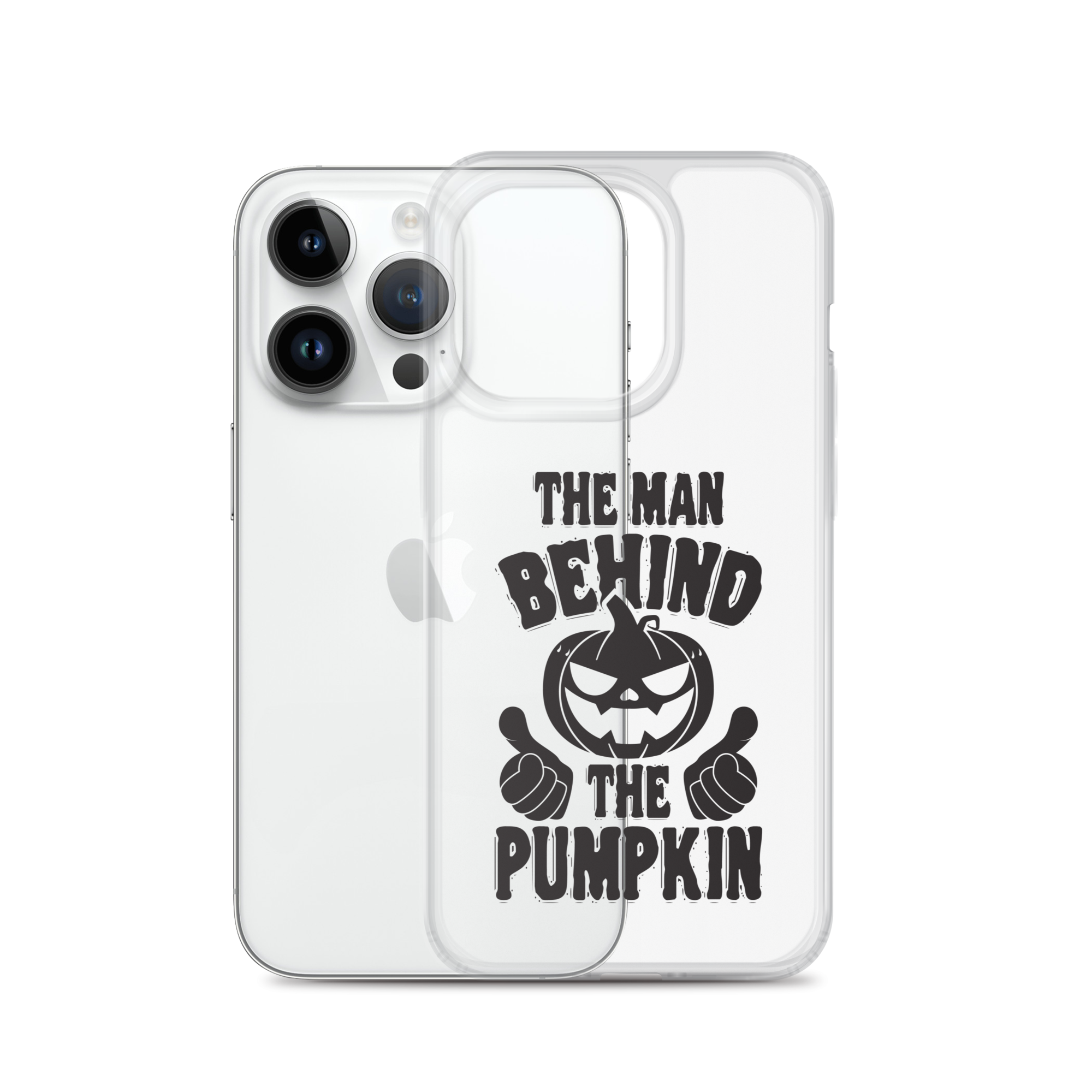 The Man Behind The Pumpkin Clear Case for iPhone®