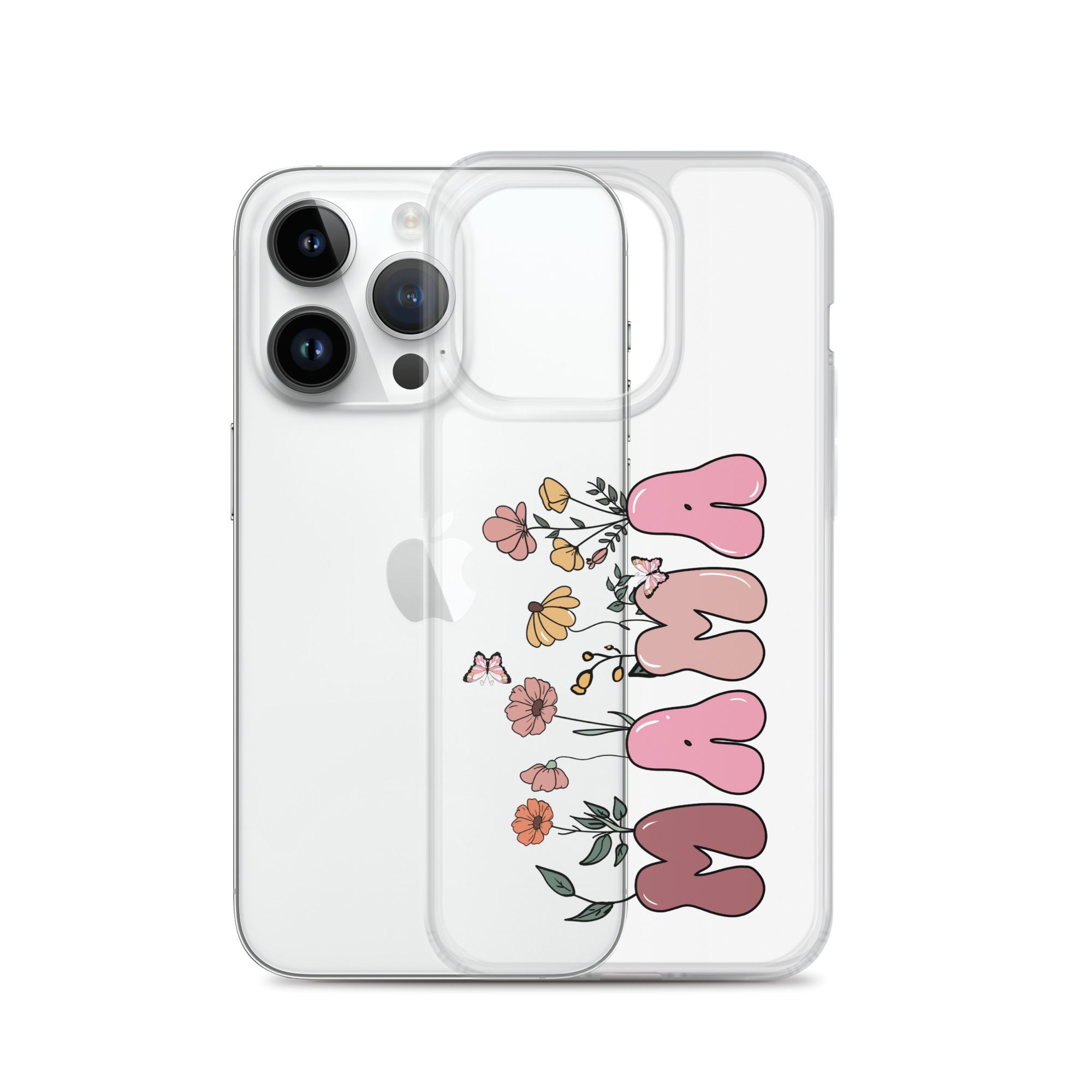 Floral Mama Clear Case for iPhone®