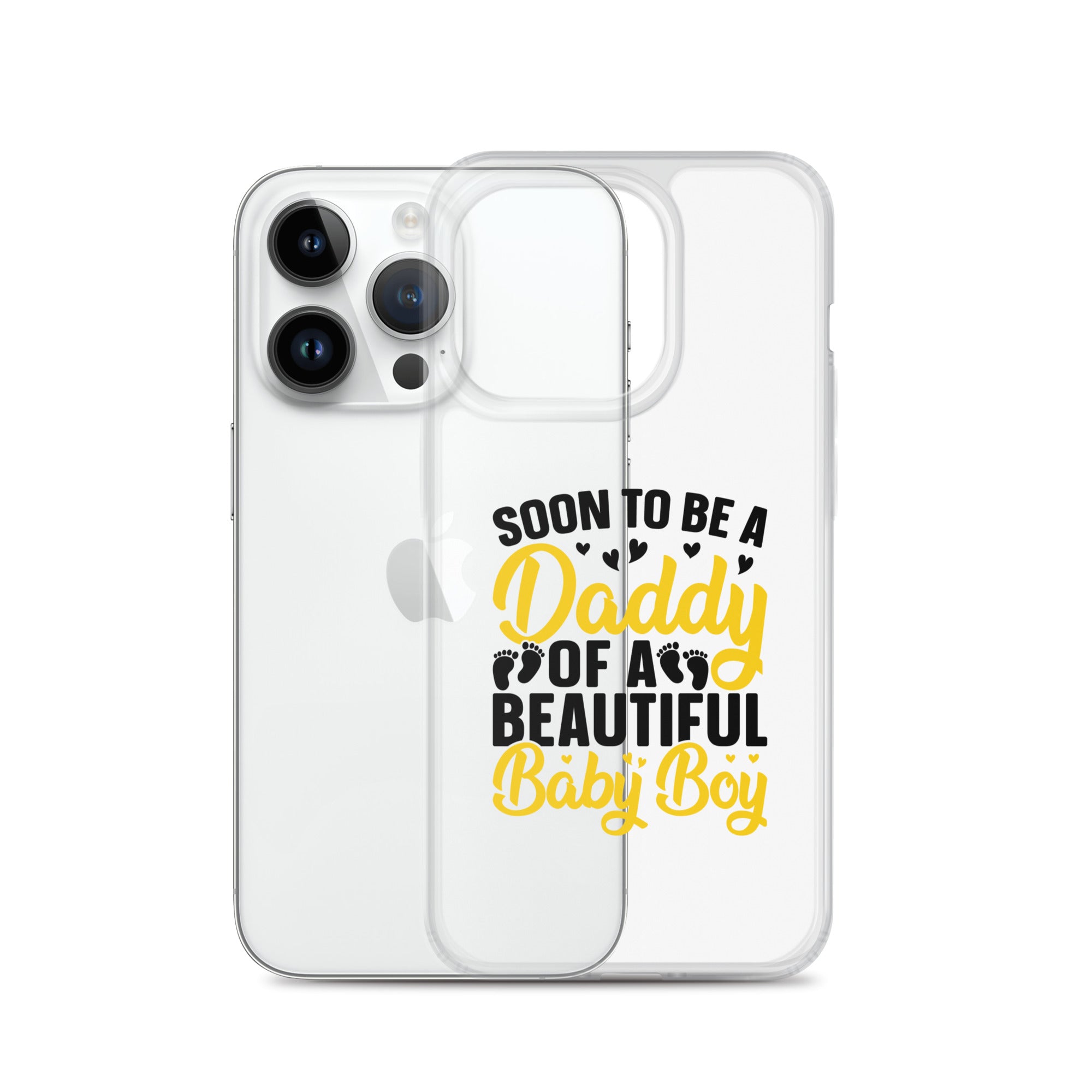 Soon To Be A Daddy For Boy Clear Case for iPhone®